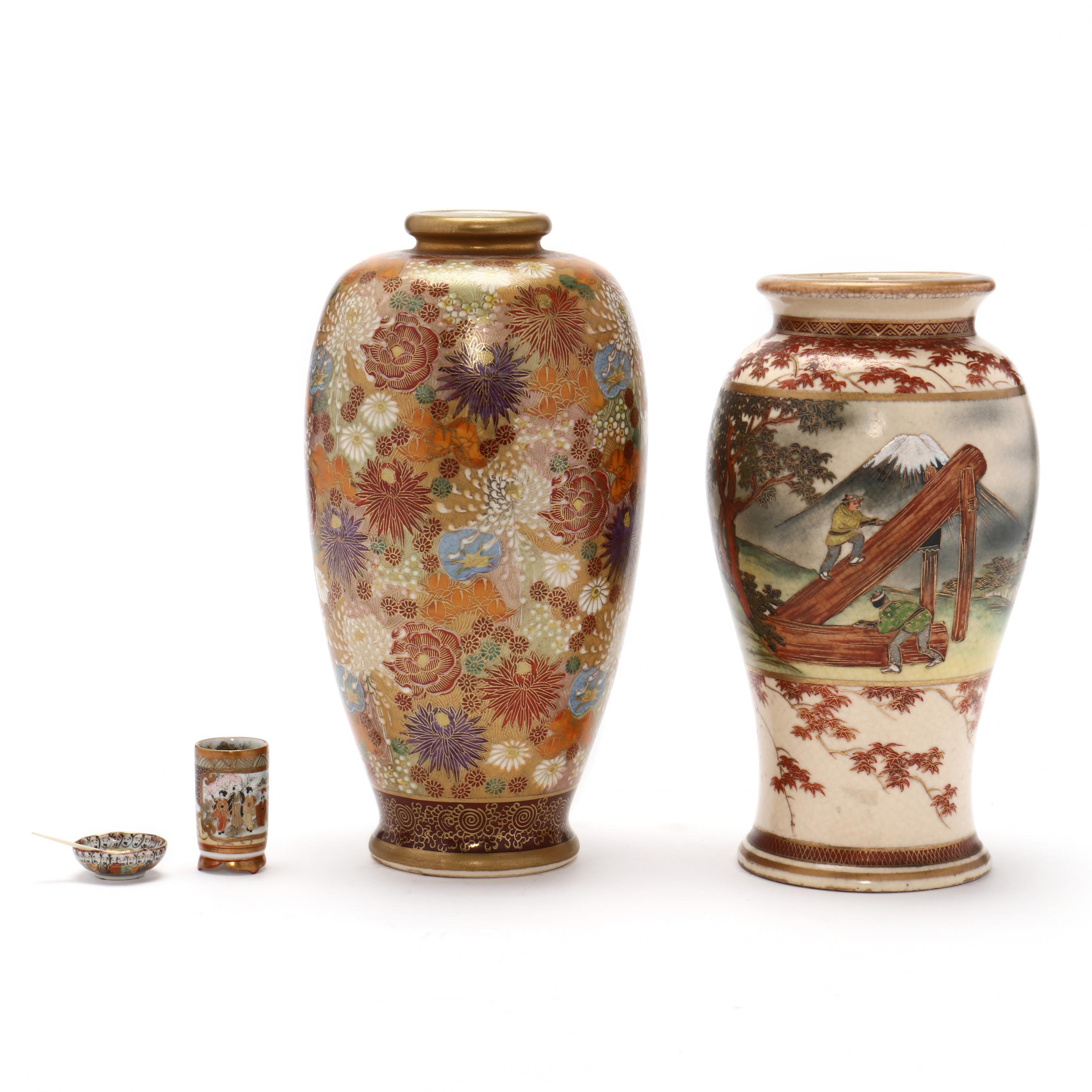 A Group of Japanese Satsuma (Lot 73 - July Estate AuctionJul 13