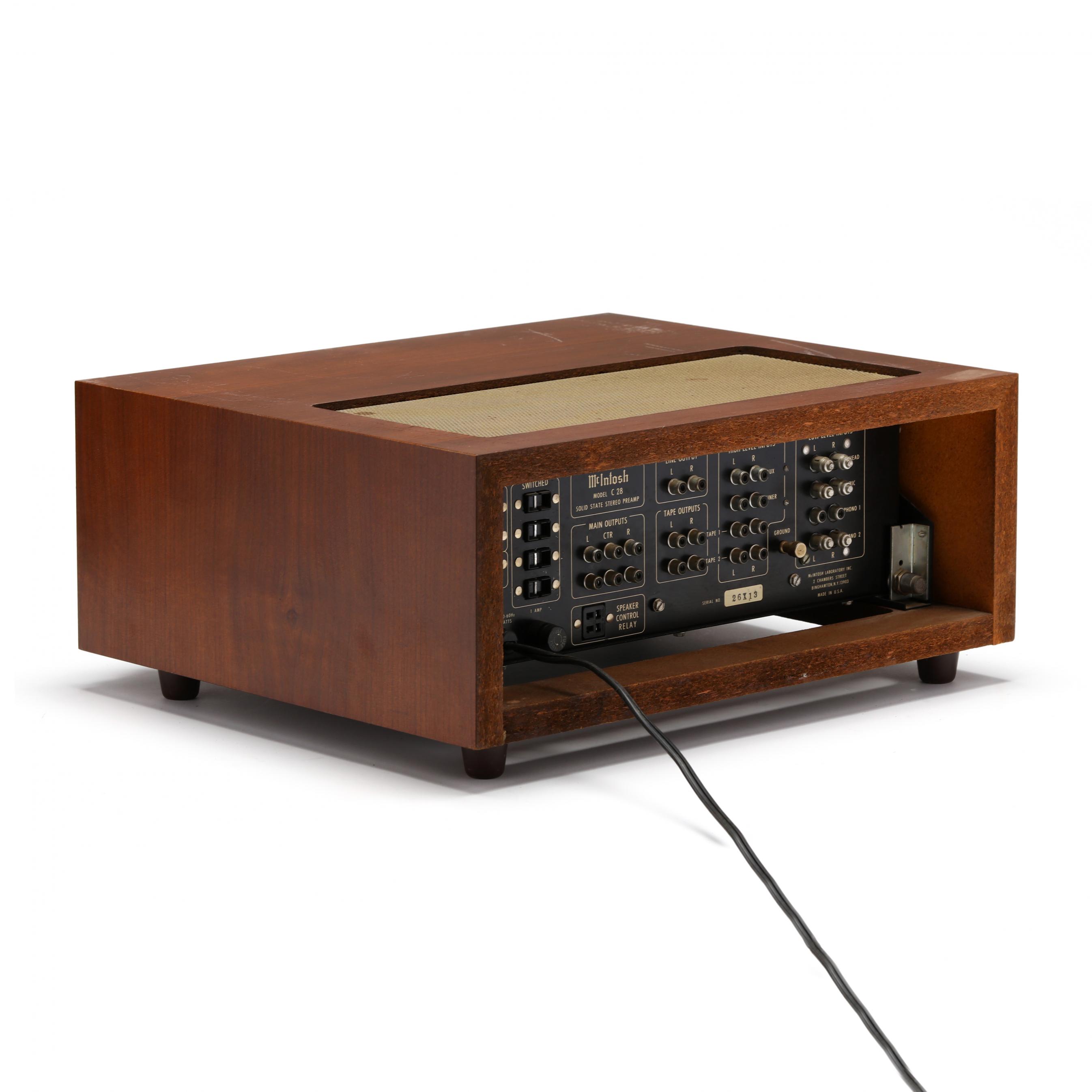 McIntosh C28 Stereo Preamplifier (Lot 1346 - Summer Modern