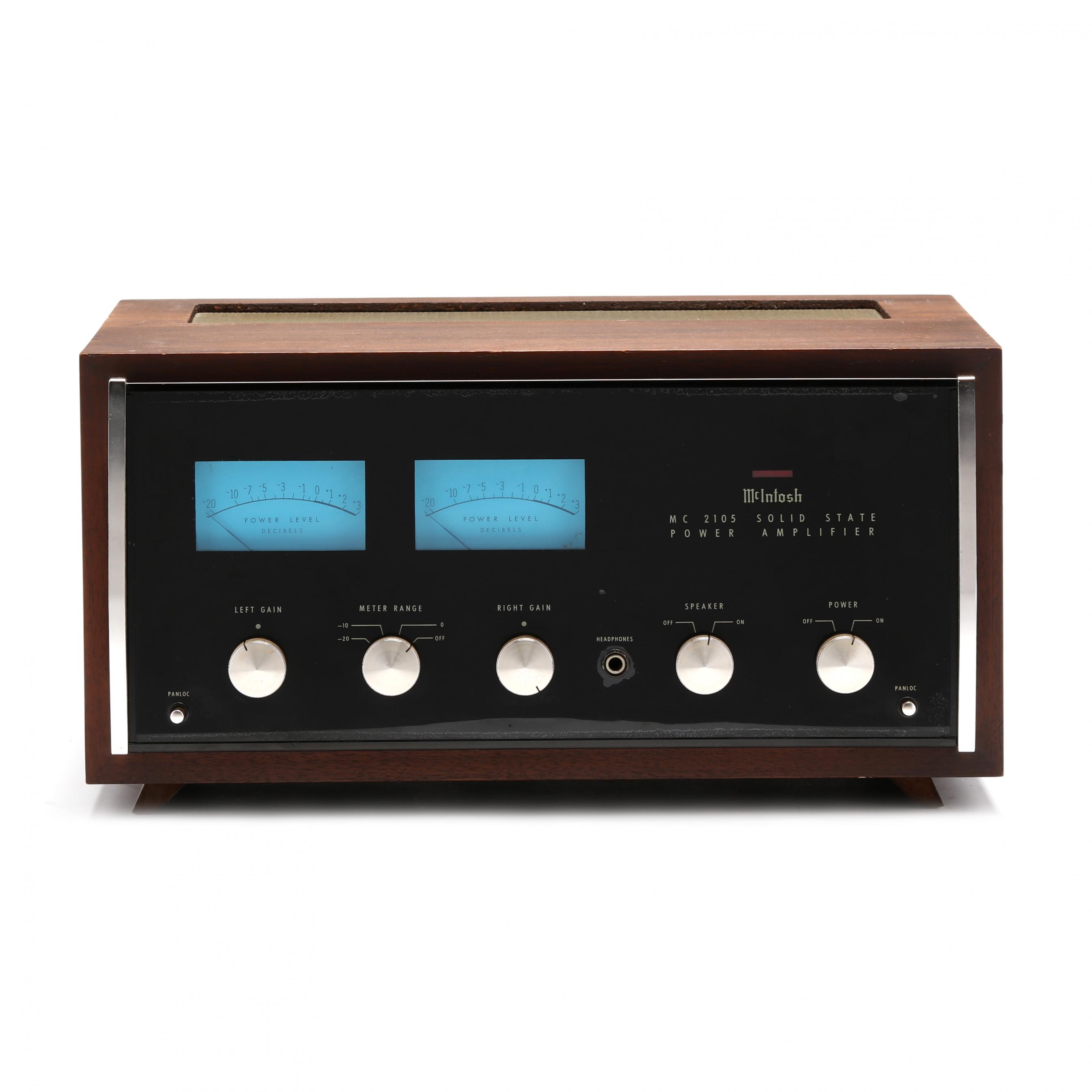 McIntosh MC2105 Vintage Amplifier - Serviced With New Glass