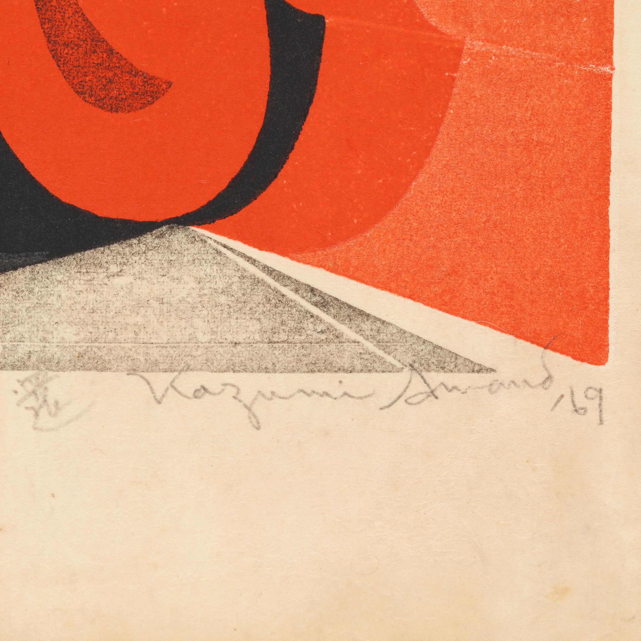 Kazumi Amano (Japanese, 1927-2001), Two Woodblock Prints (Lot 1252