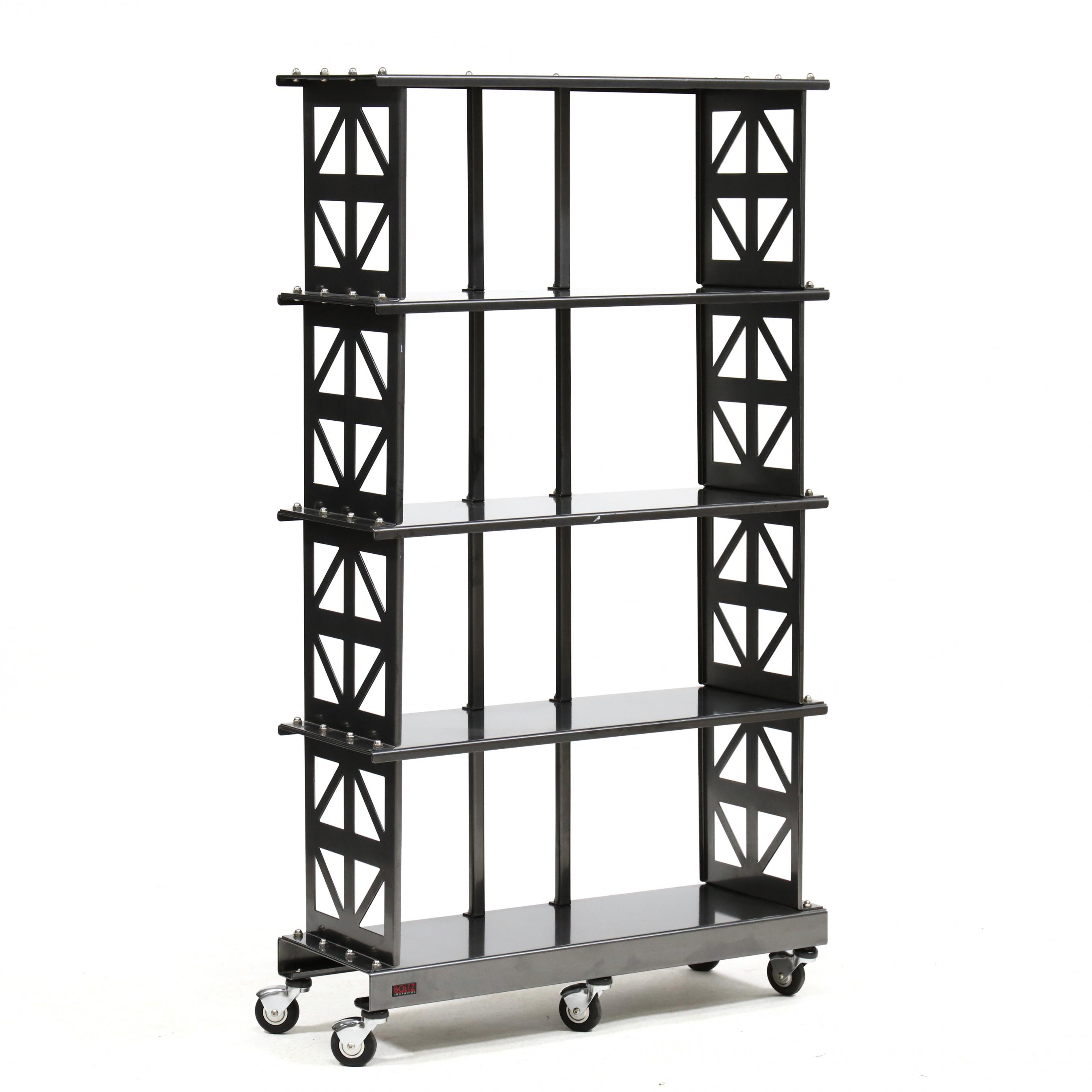 Boltz Furniture LP/Record Storage Rack with Casters (Lot 1325