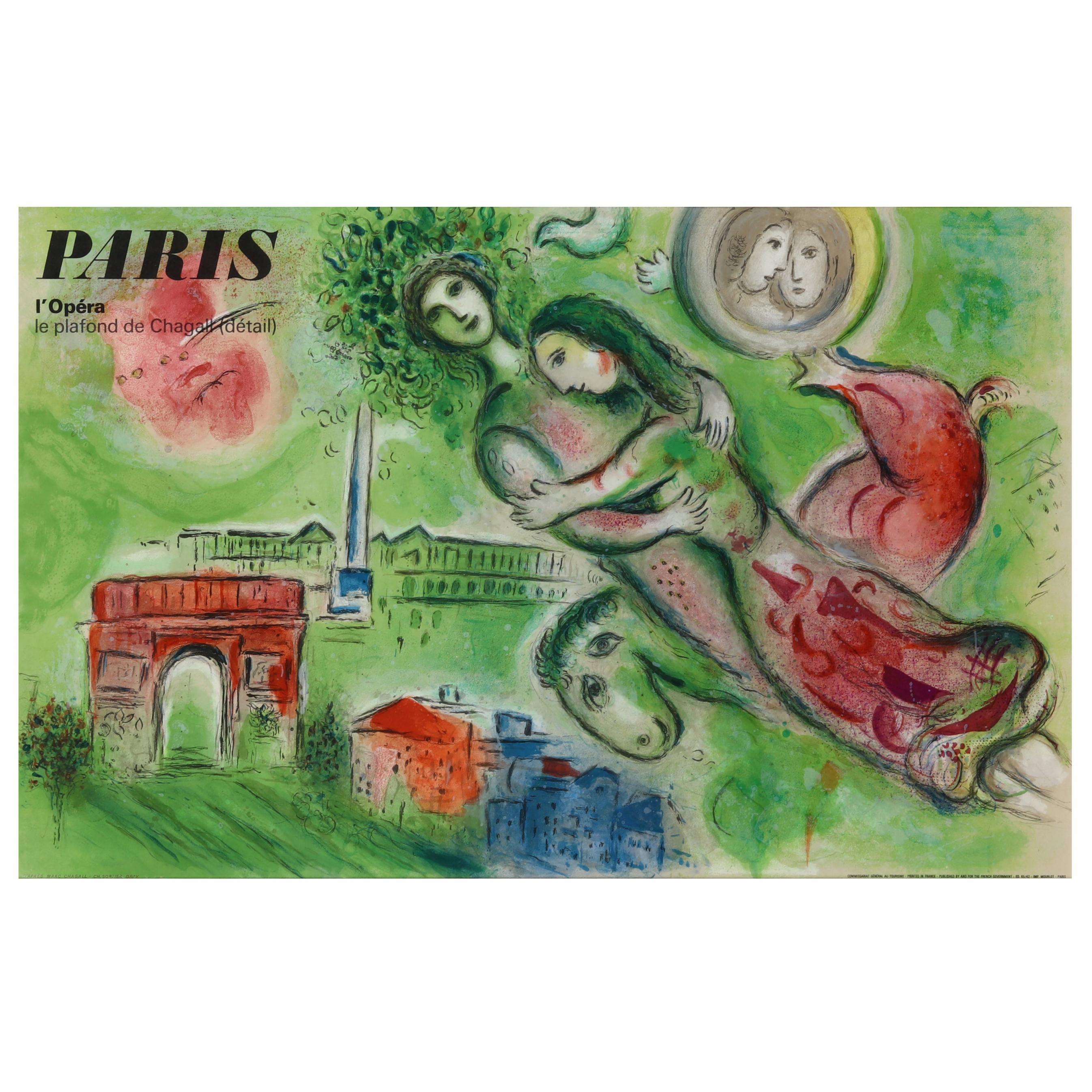 Marc Chagall (French/Russian, 1887-1985), Paris, L'Opera, le