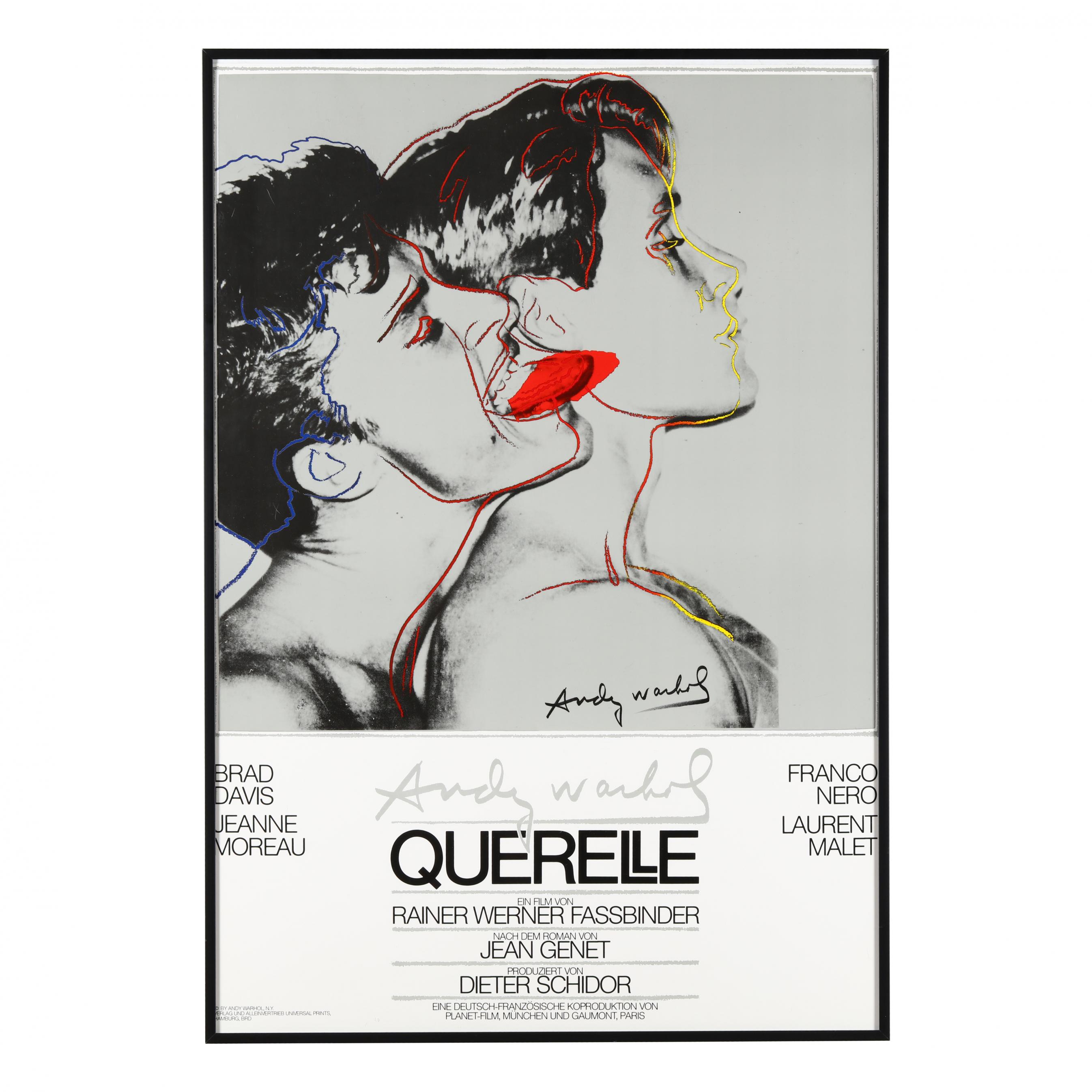 Andy Warhol (American, 1928-1987), Querelle Green / Querelle Grey