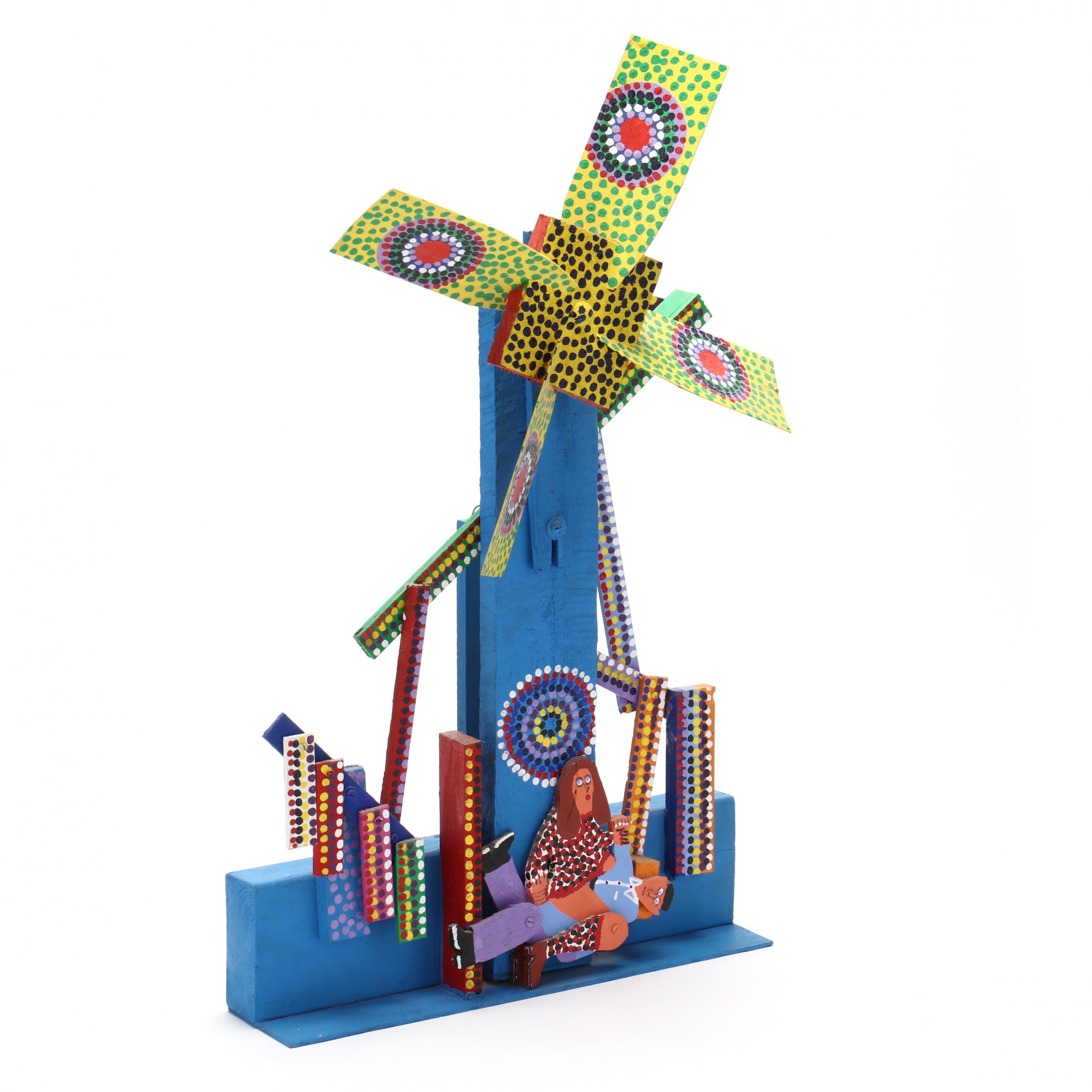 James Harold Jennings (NC, 1930-1999), Tough Girl Windmill (Lot