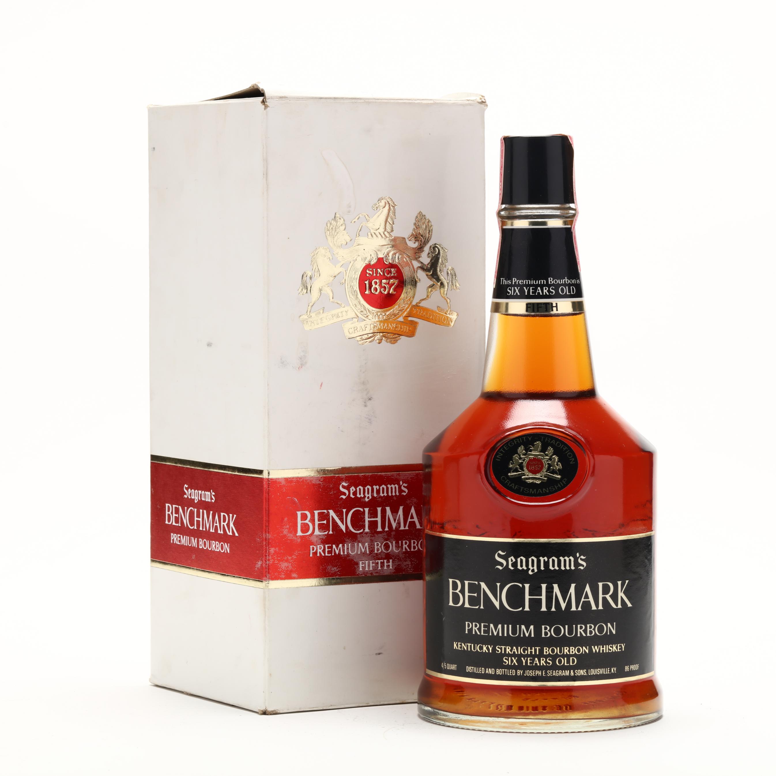 お買い得商店街 Seagram's Benchmark Premium Bourbon (Lot 7085 - Rare ウイスキー