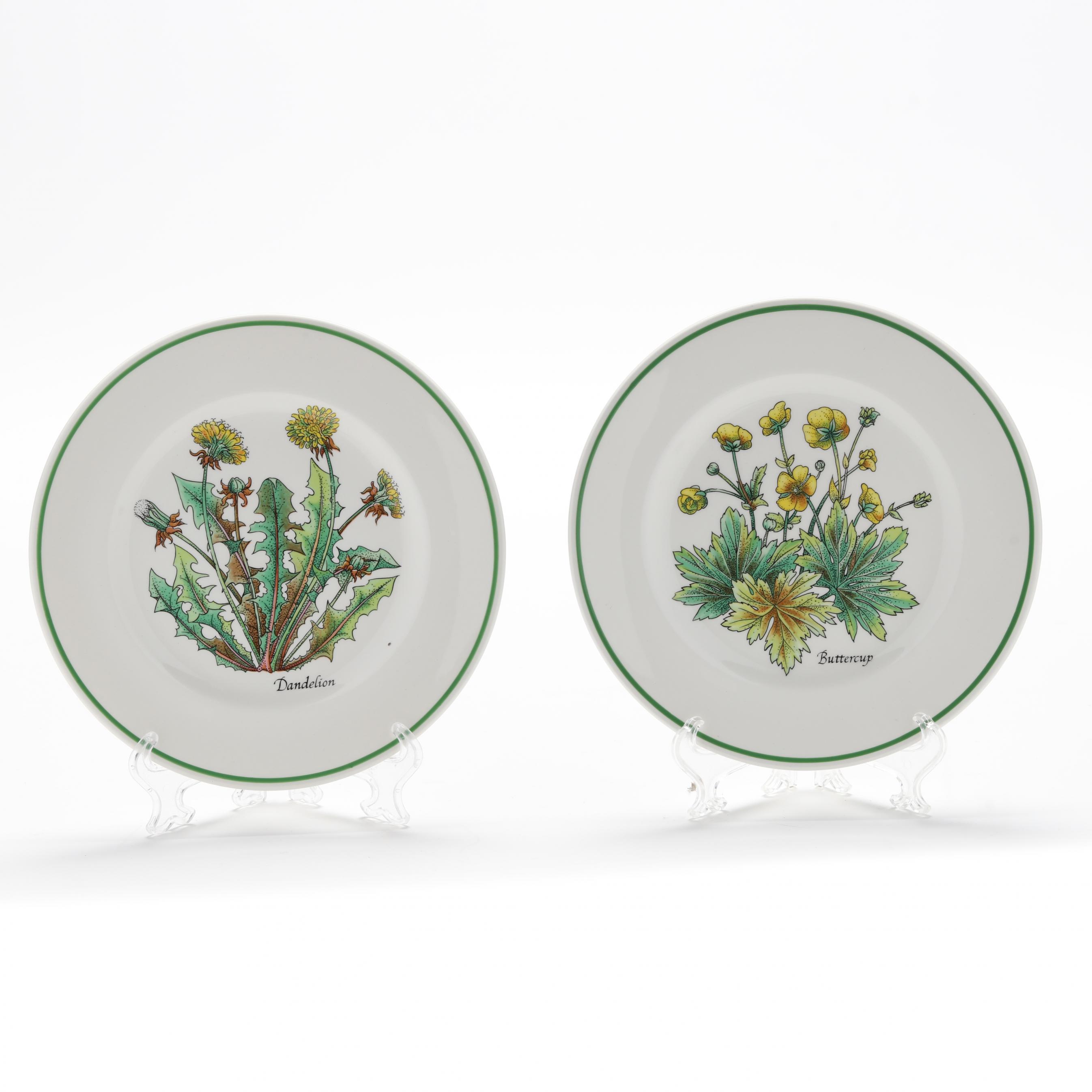 Tiffany & Co. WIldflowers China Dessert Plates (Lot 1400 - End of