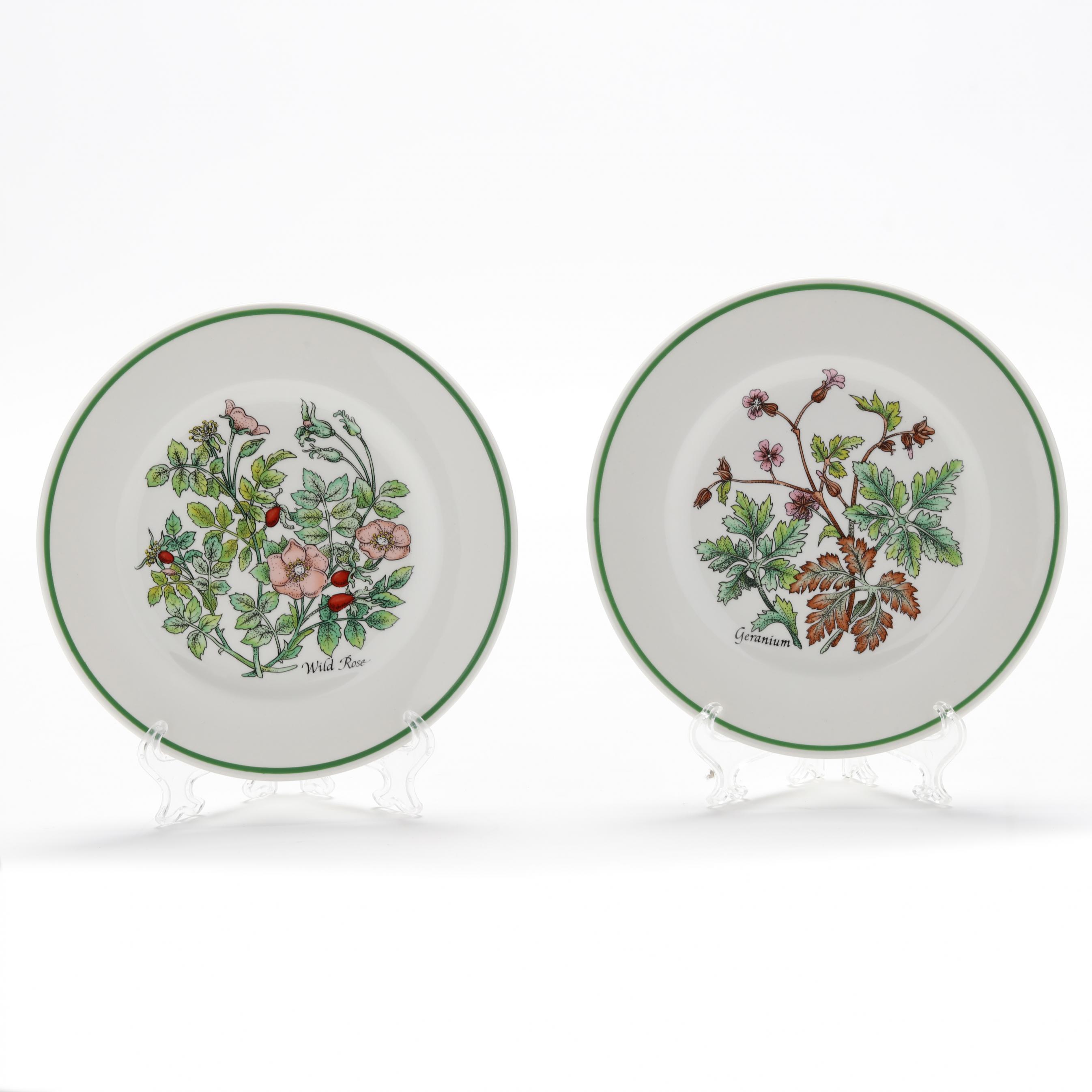 Tiffany & Co. WIldflowers China Dessert Plates (Lot 1400 - End of