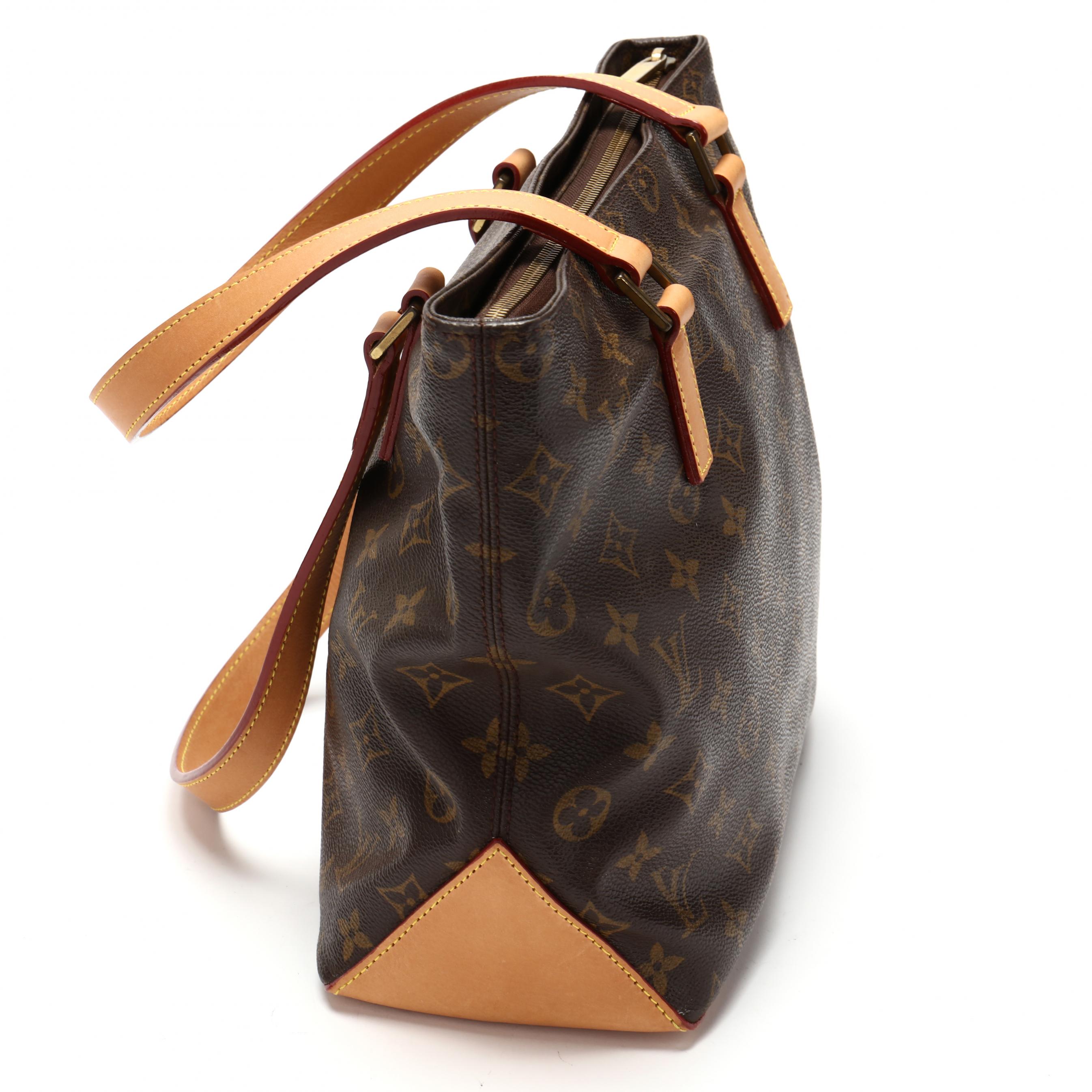 Sold at Auction: Louis Vuitton Cabas Piano Shoulder Bag, in brown