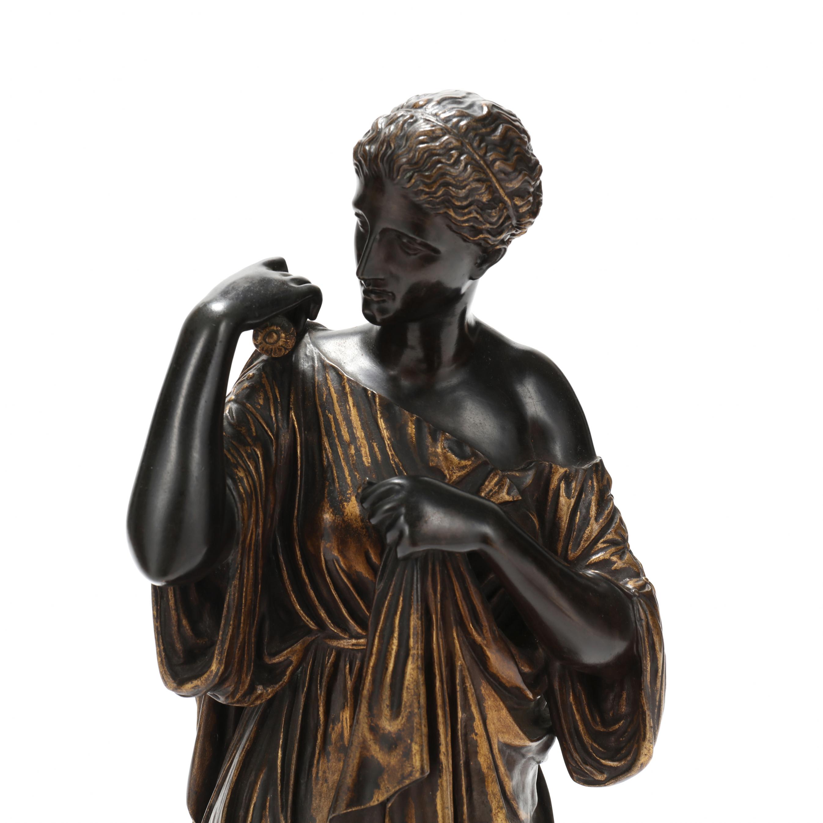 Ferdinand Barbedienne Bronze Figure of Diana of Gabii (Lot 1134