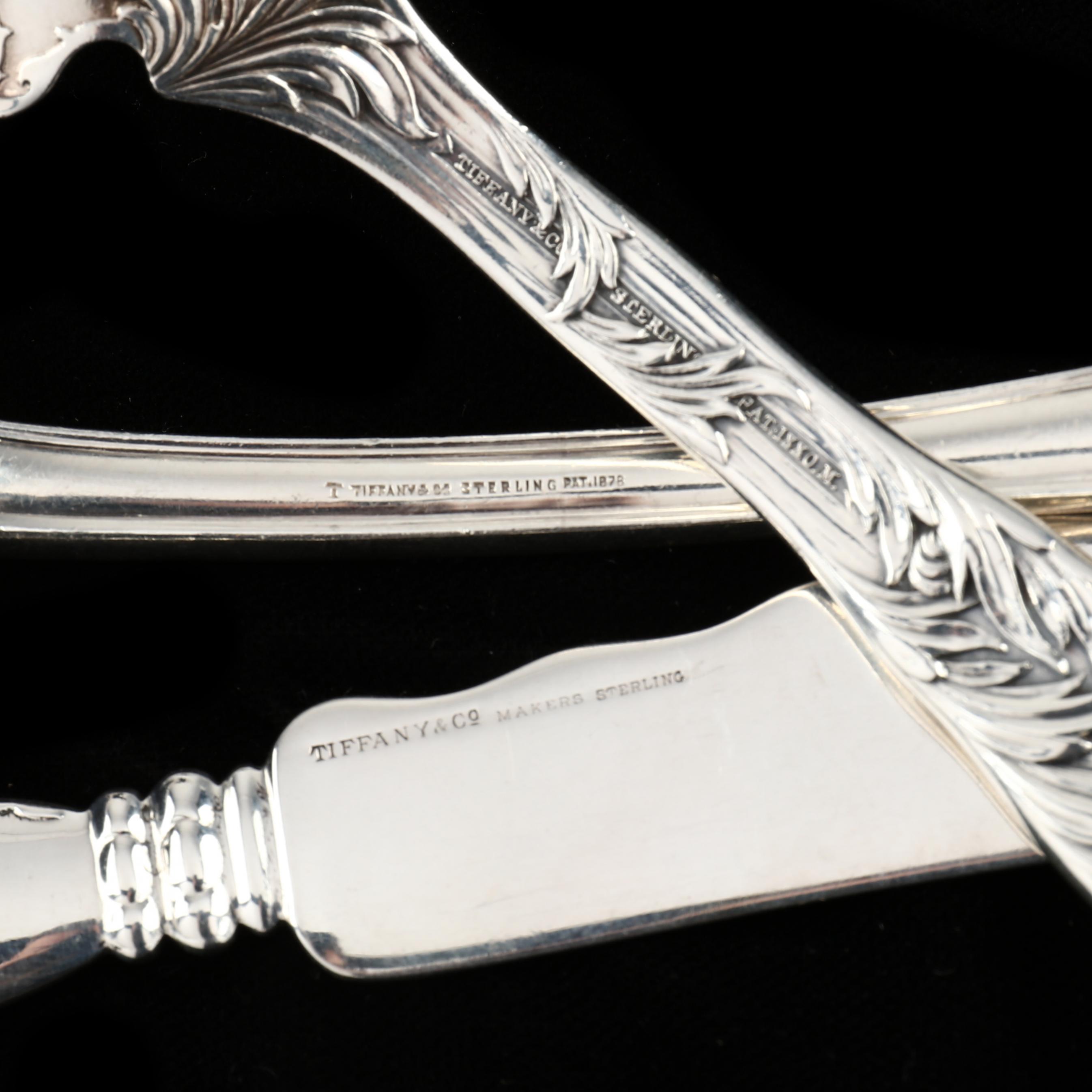 Six Tiffany & Co. Sterling Silver Flatware Servers (Lot 4071 