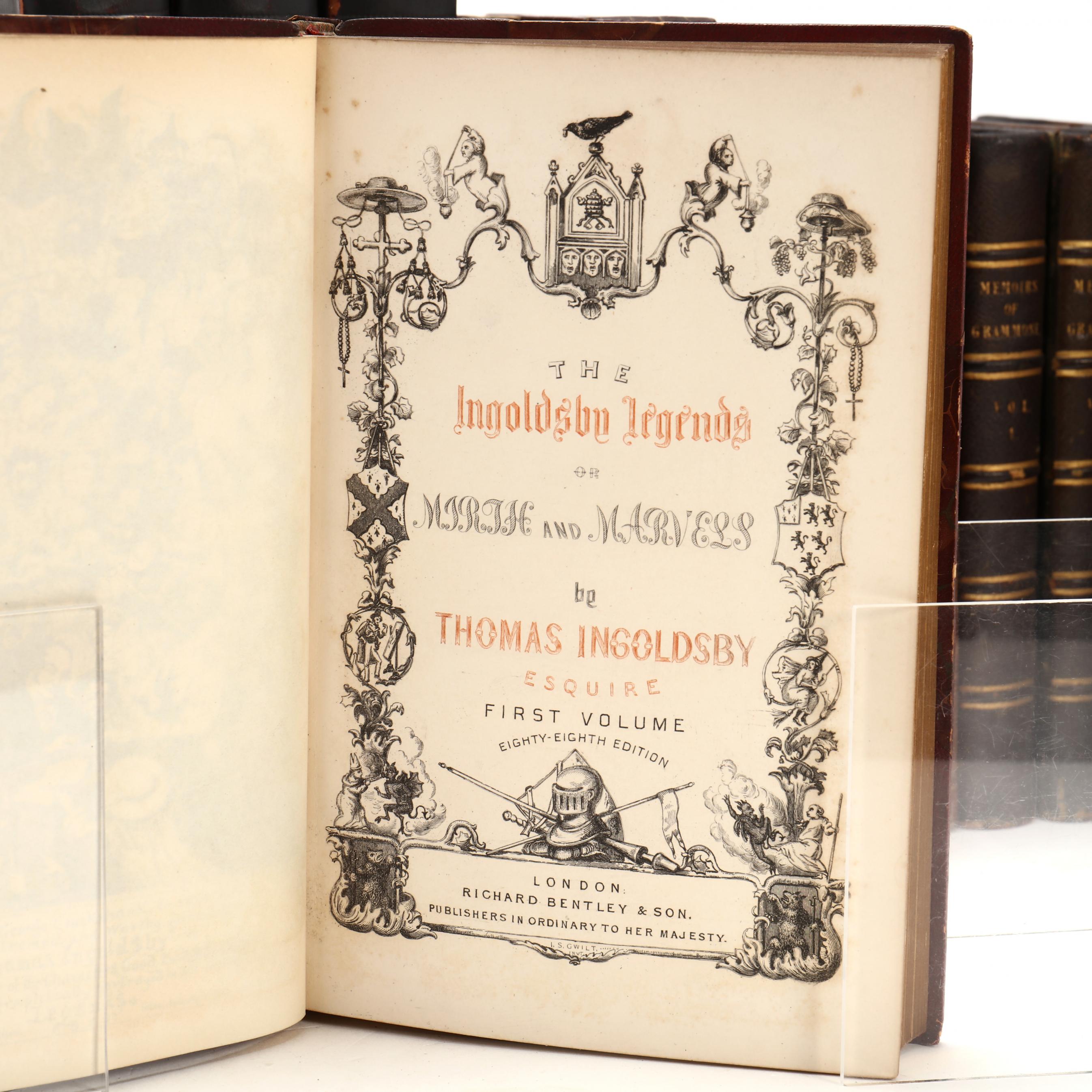 Thirty-Eight (38) 18th and 19th Century English Leather