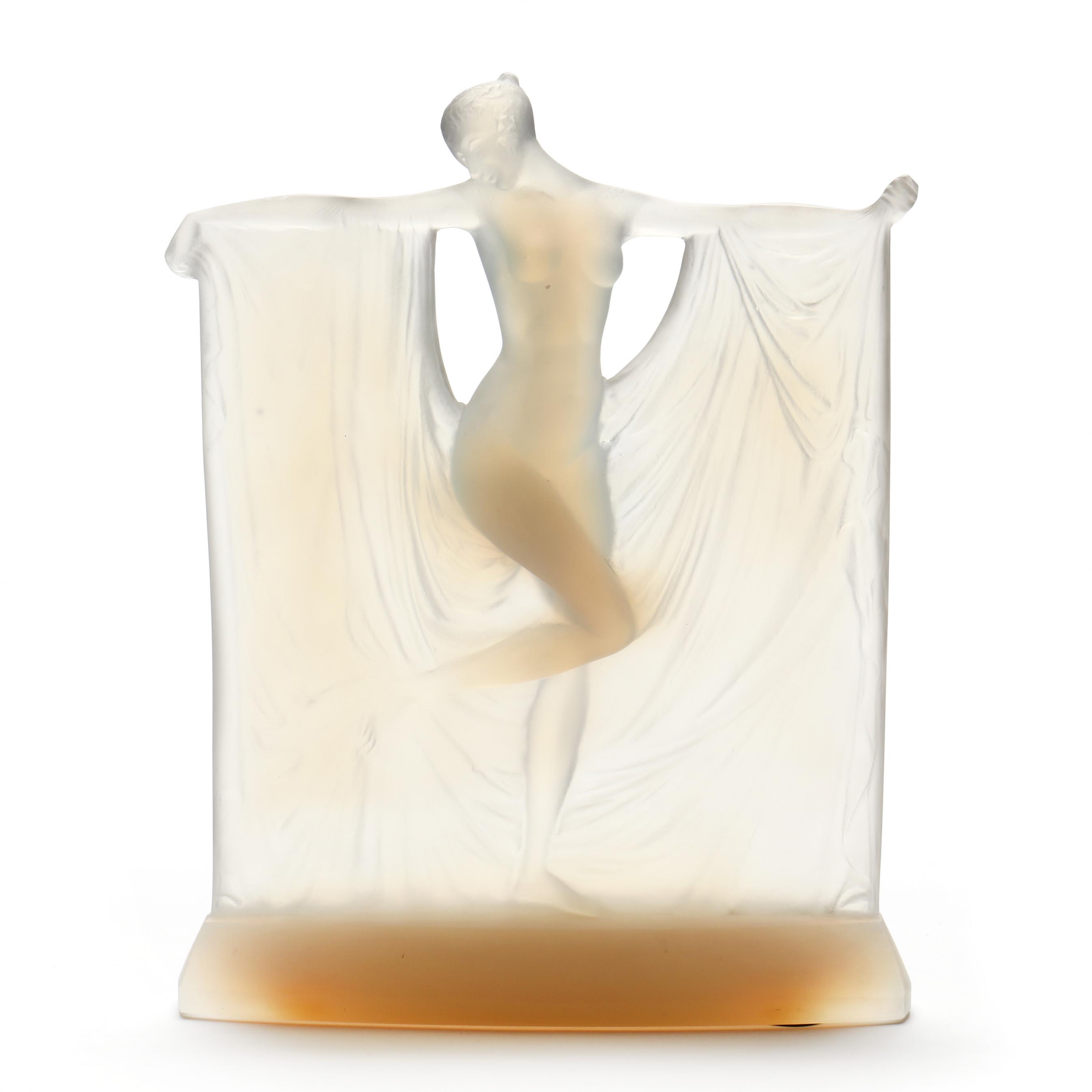 René Lalique (France, 1860-1945), Suzanne Glass Statuette
