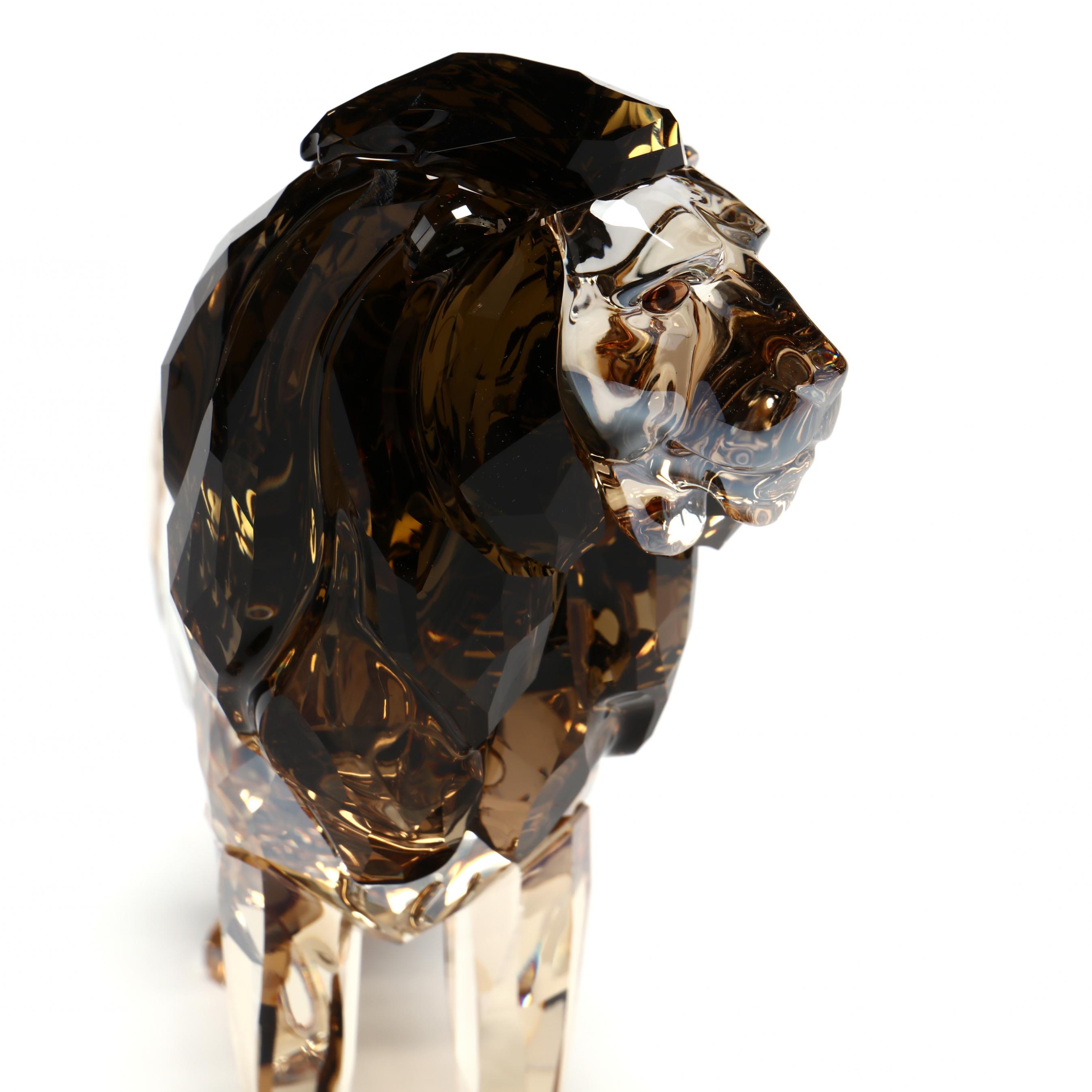 Swarovski, Akili Lion Crystal Sculpture (Lot 1331
