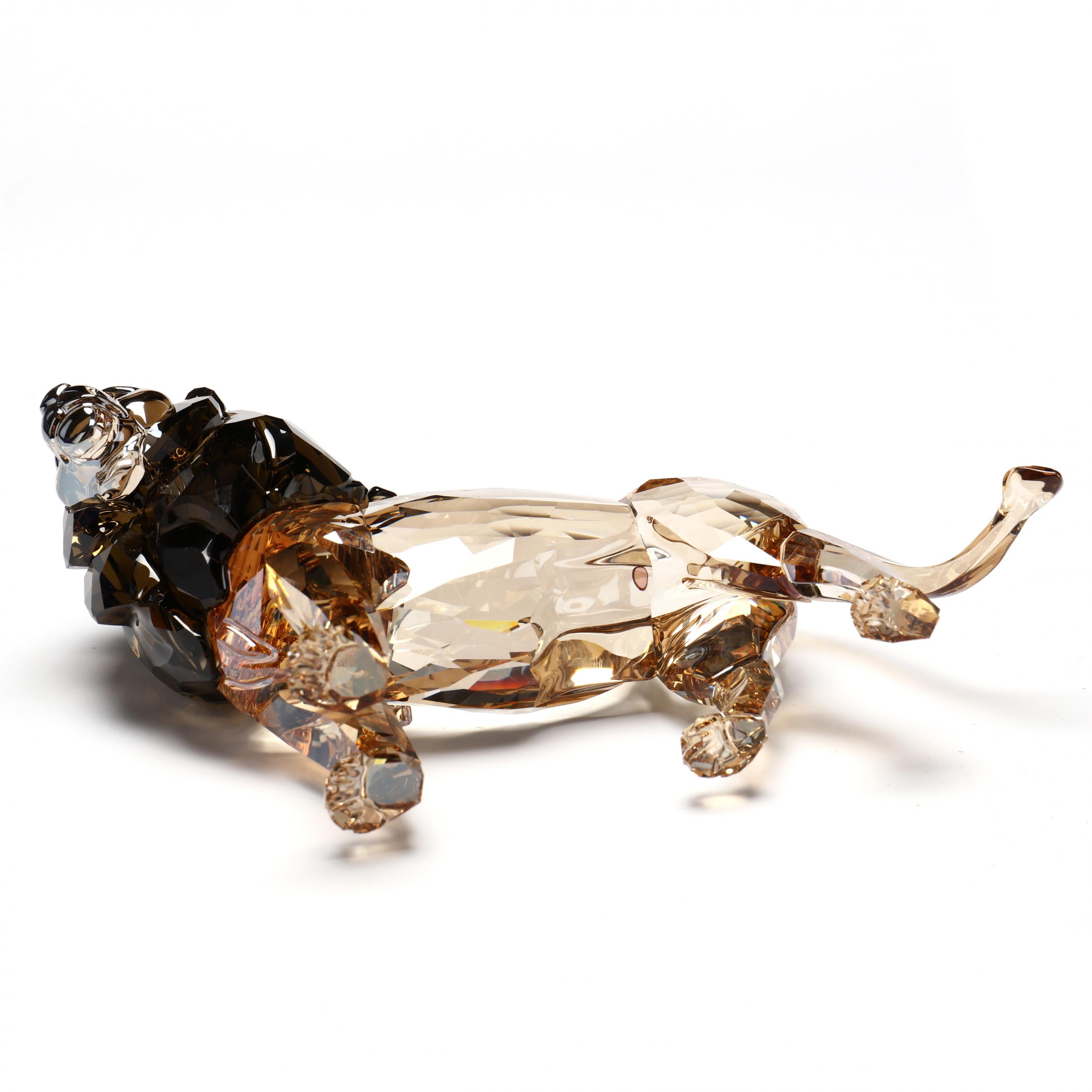Swarovski, Akili Lion Crystal Sculpture (Lot 1331