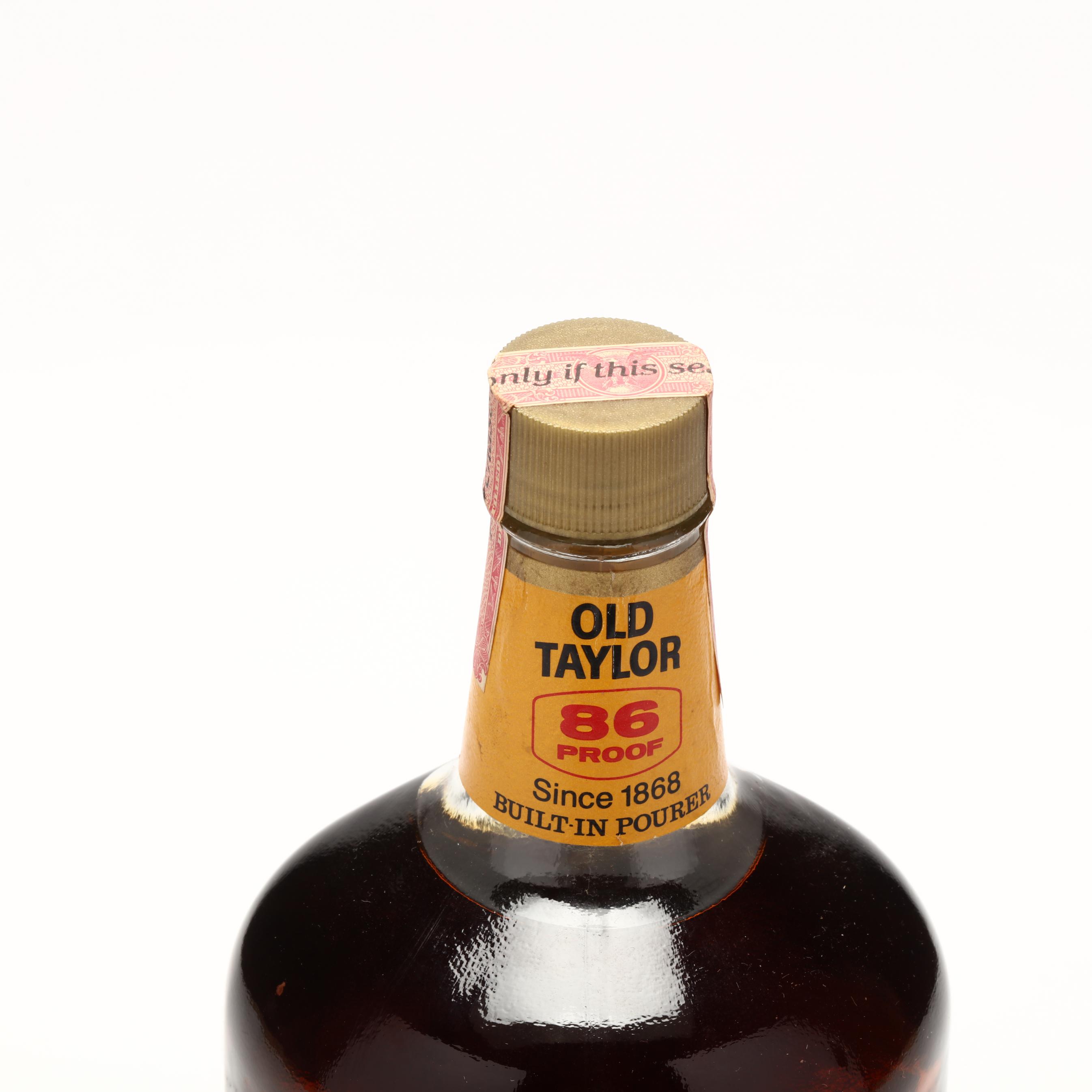 Old Taylor Bourbon Whiskey (Lot 8016 - Rare SpiritsOct 13, 2023