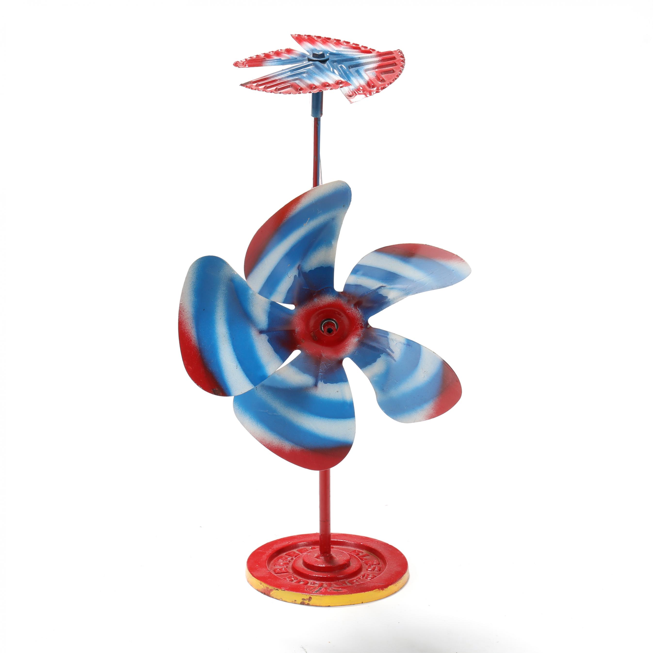 Vollis Simpson (NC, 1919-2013), Whirligig with Blue Bird