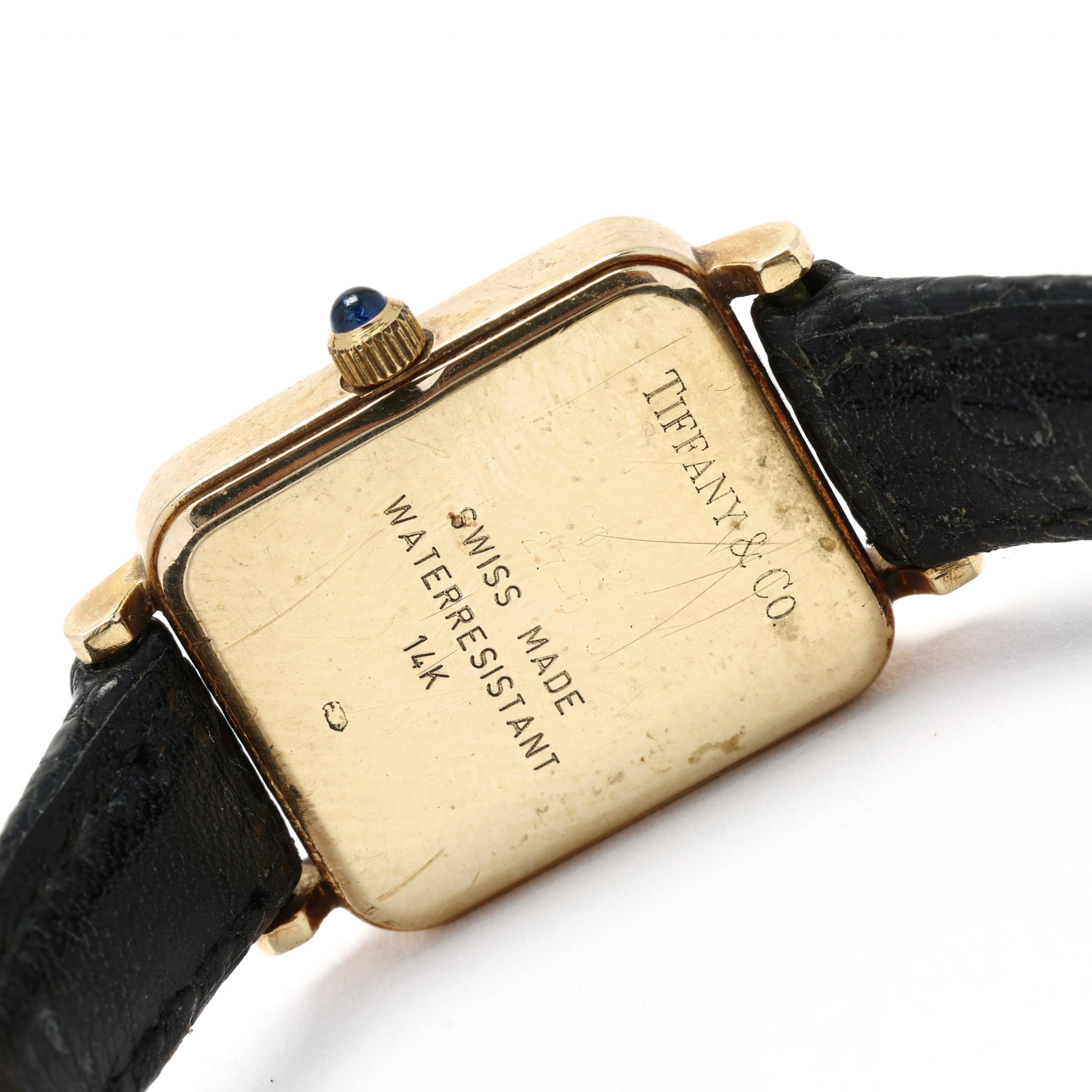 Lady's Gold Watch, Tiffany & Co. (Lot 4183 - Estate Jewelry