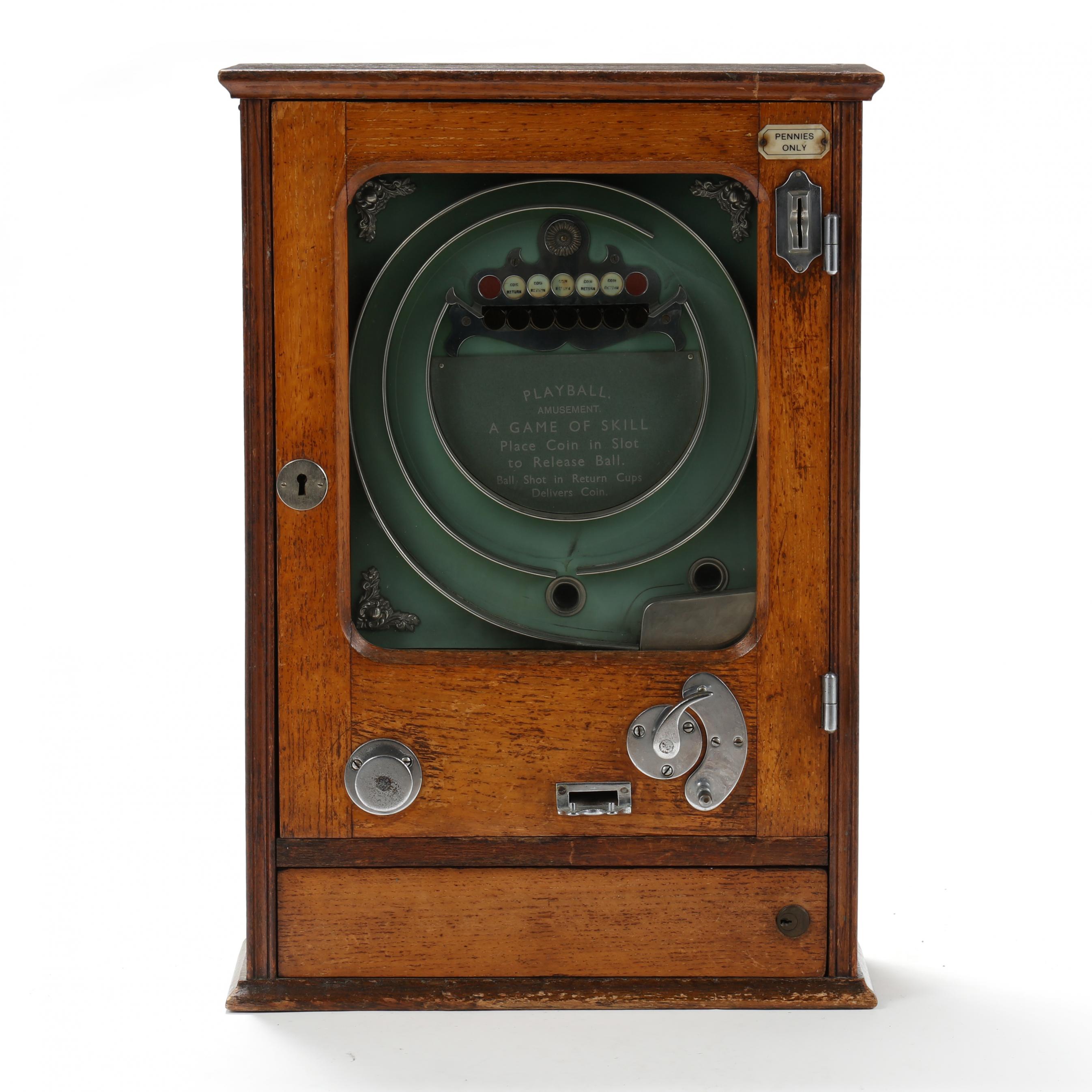 A Playball Penny Slot Machine Game (Lot 311 - October Estate