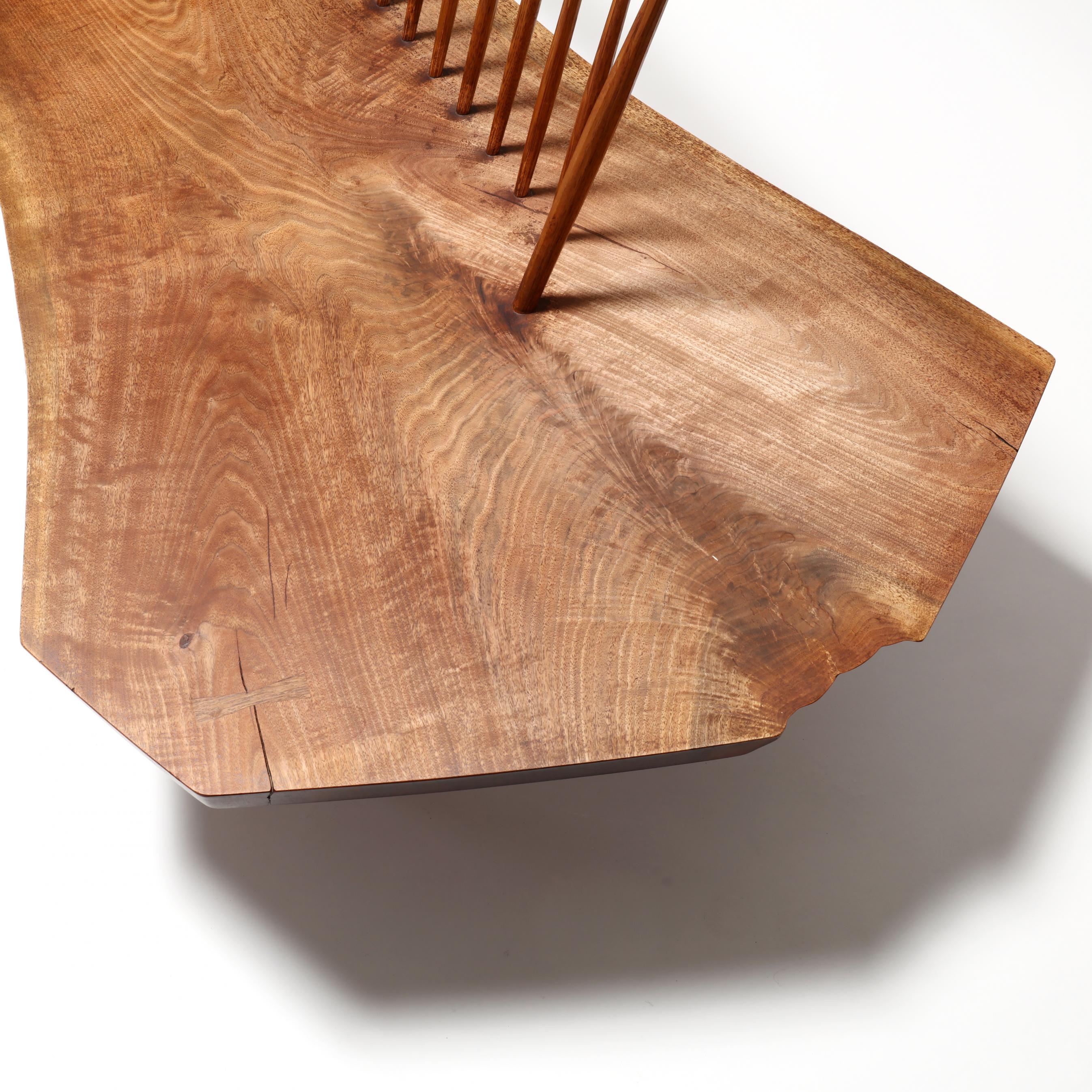 George Nakashima (American, 1905-1990), Conoid Bench (Lot