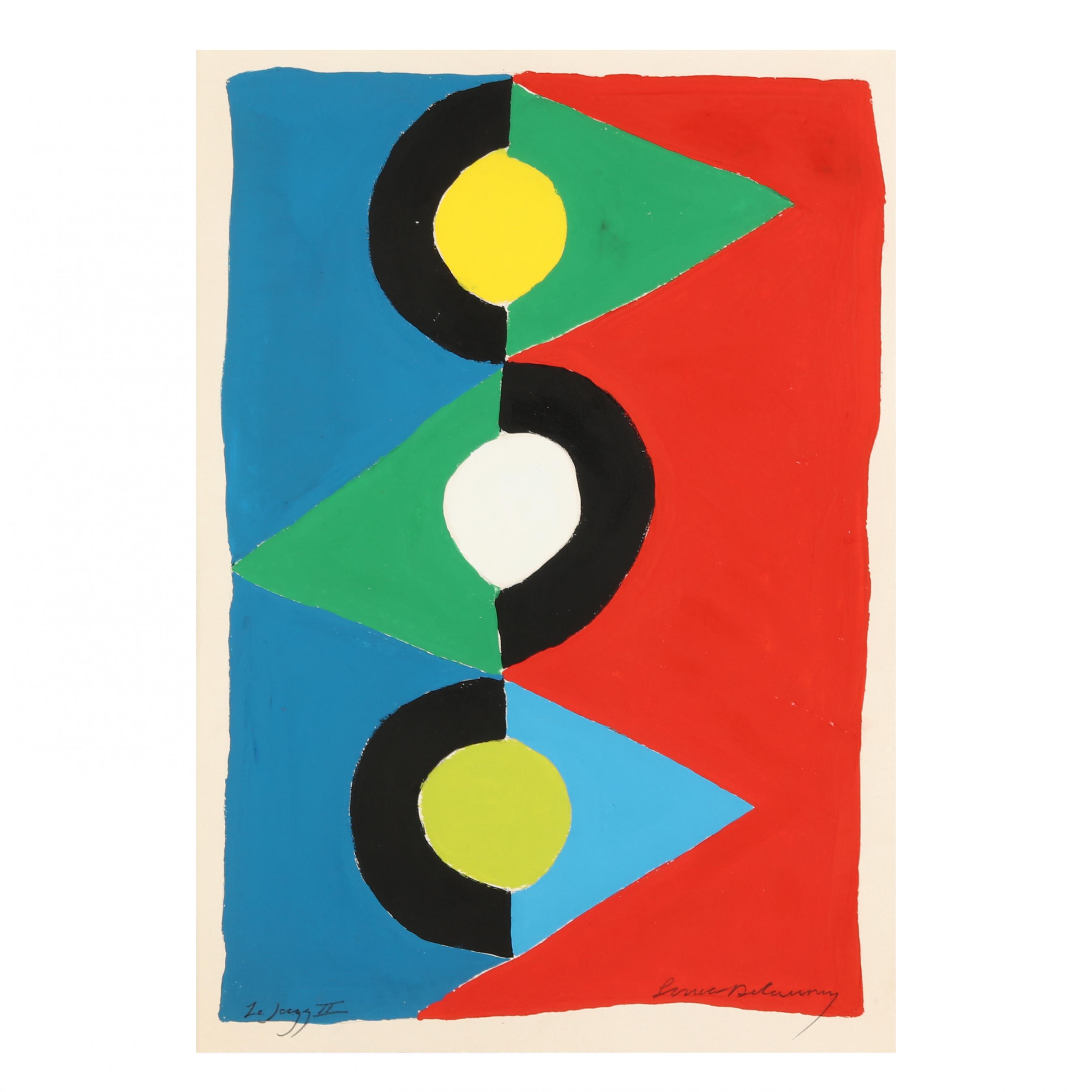 Sonia Delaunay (Ukrainian-French, 1884-1979), Le Jazz II (Lot 212 - )
