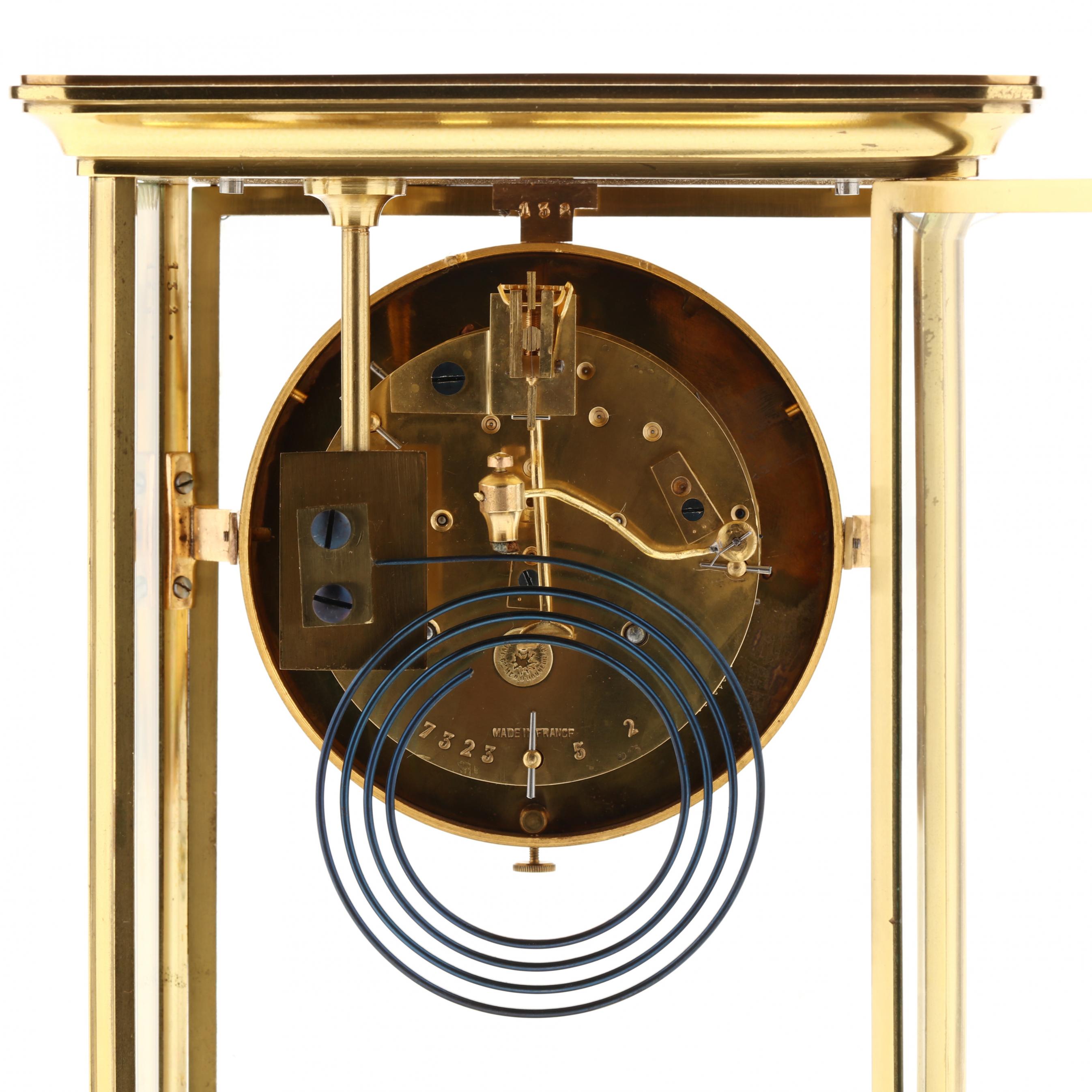 Japy Freres Crystal Regulator Mantel Clock (Lot 3327 - Fall Estate