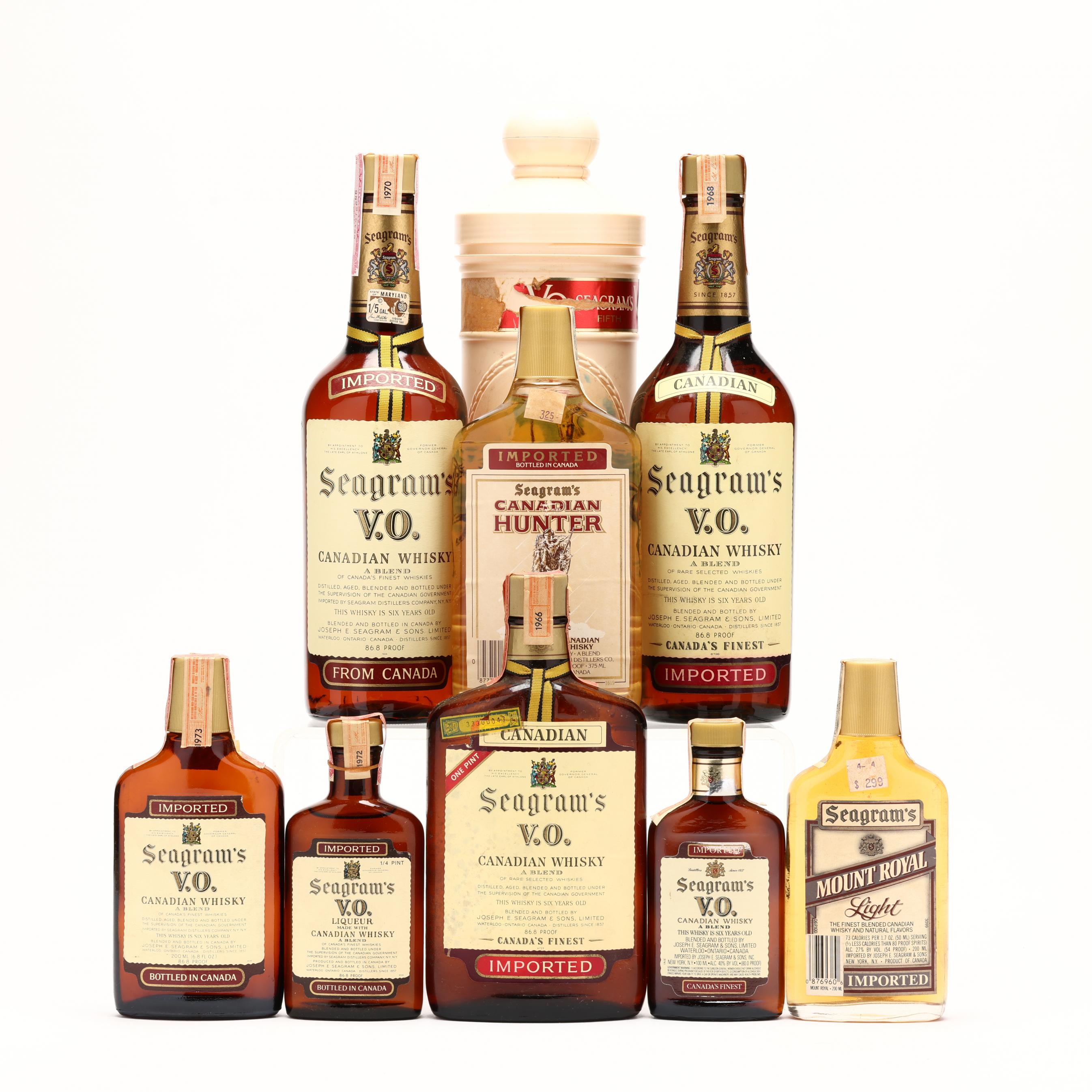 Seagram's Canadian Whisky (Lot 1222 - Rare SpiritsDec 1, 2023, 12