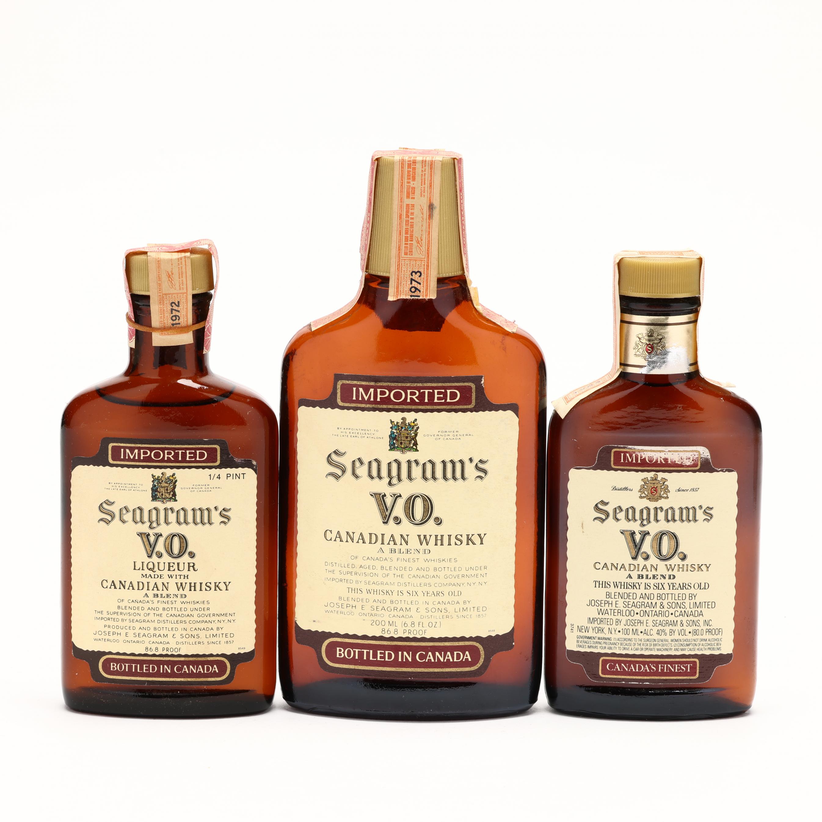 Seagram's Canadian Whisky (Lot 1222 - Rare SpiritsDec 1, 2023, 12