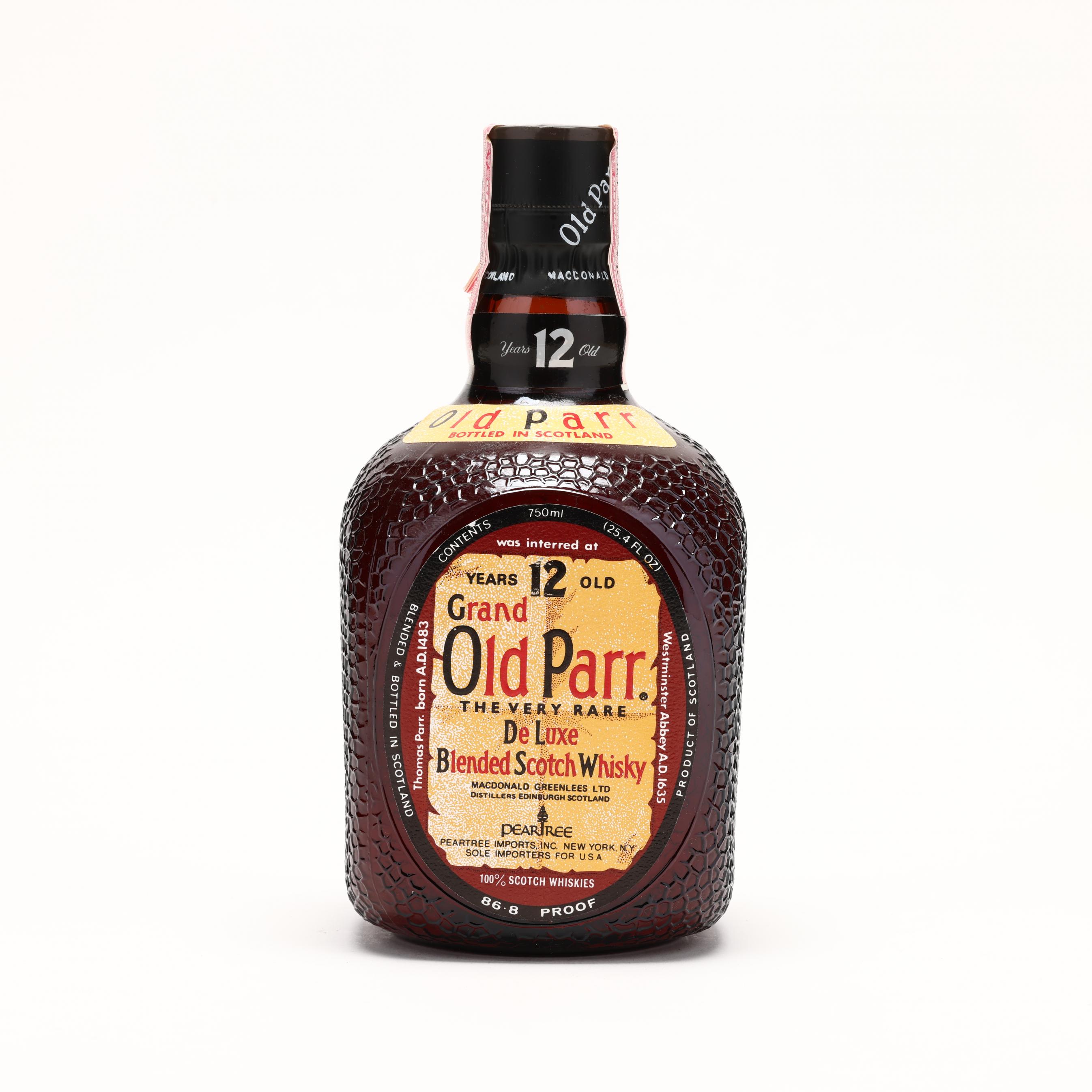 Grand Old Parr De Luxe Scotch Whisky (Lot 1180 - Rare