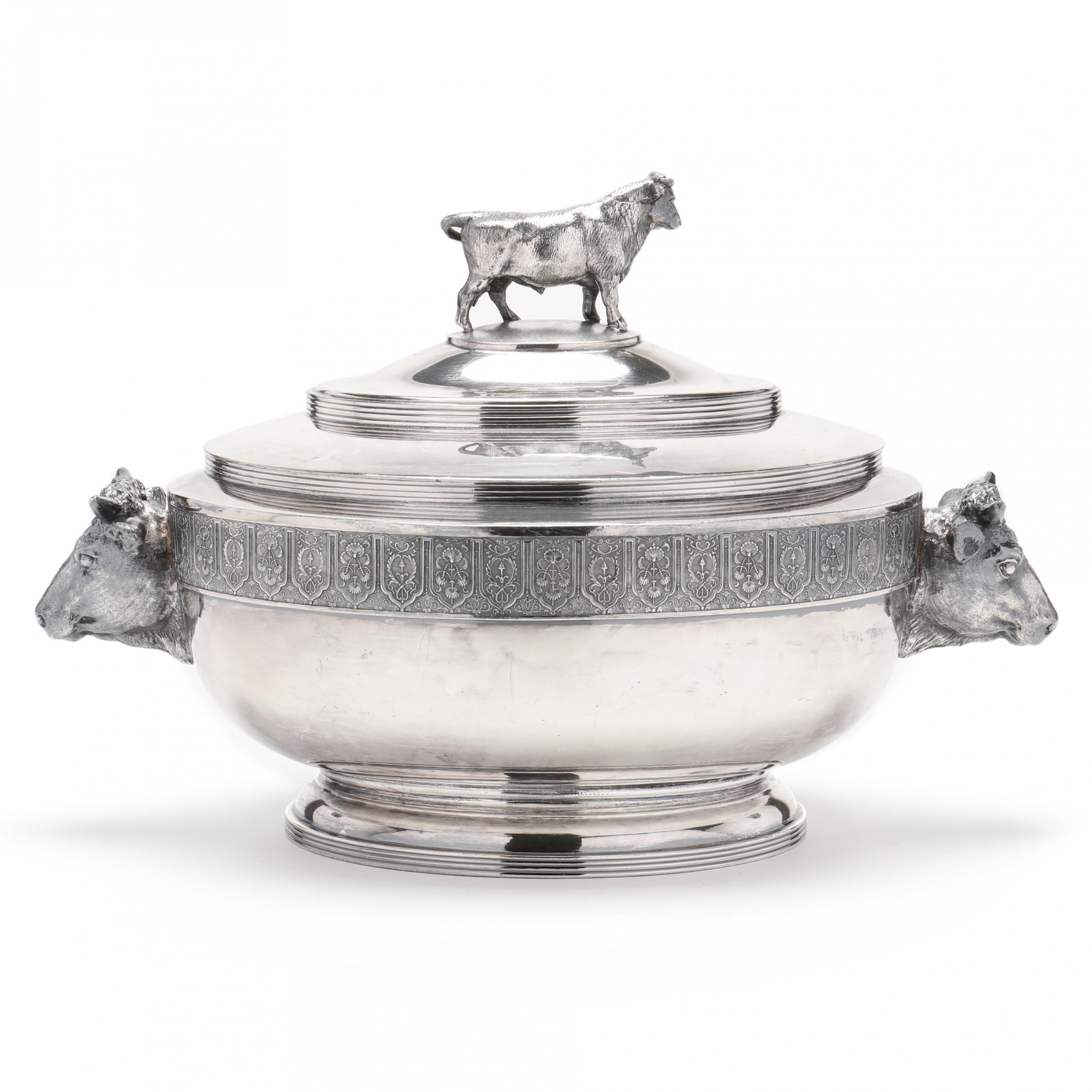 W&S.SORENSEN 純銀クラウンスプーン6本スターリングシルバー銀製