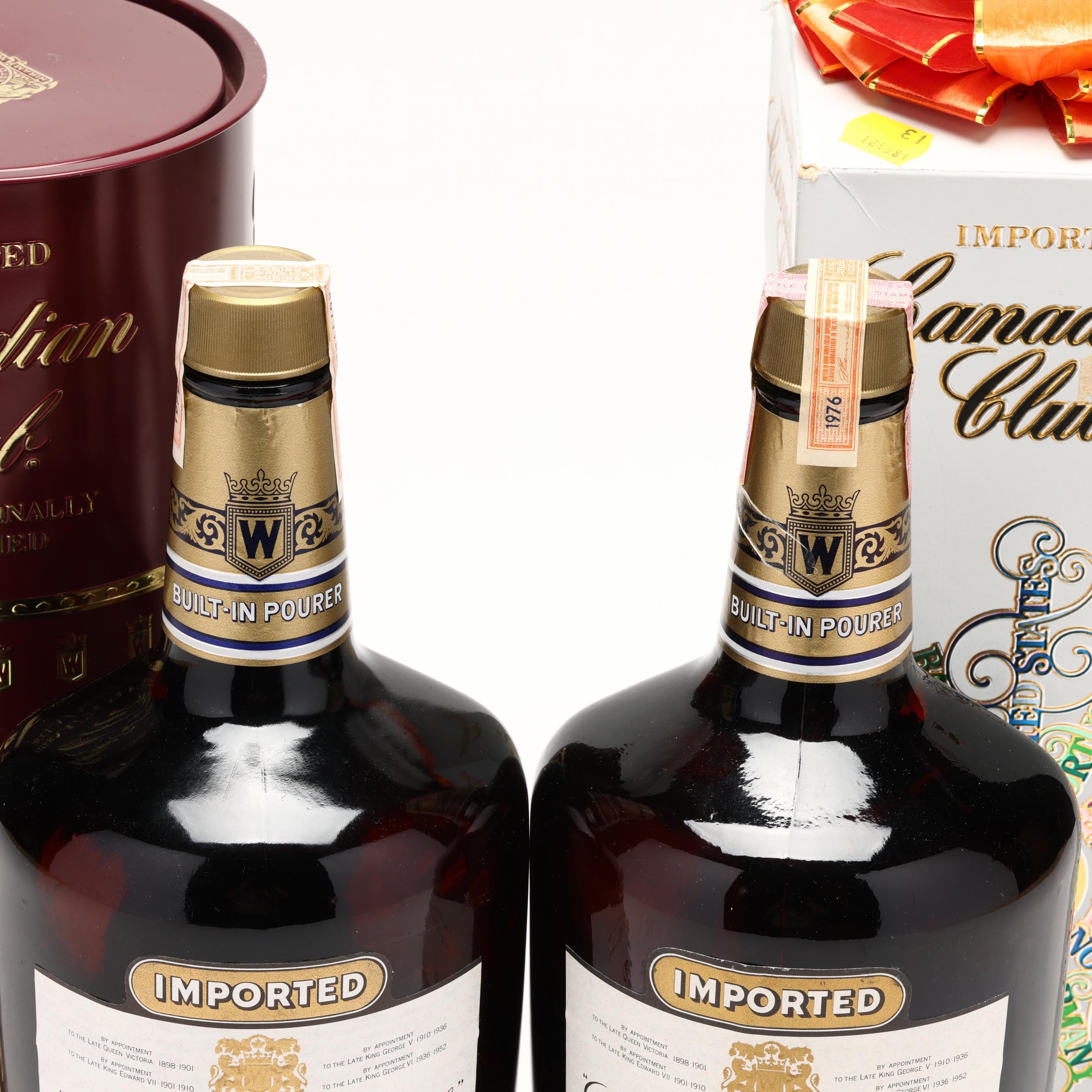 ウイスキー OLD  CANADIAN WHISKY Canadian Club 6YO Blended Canadian Whisky - Distilled 1977