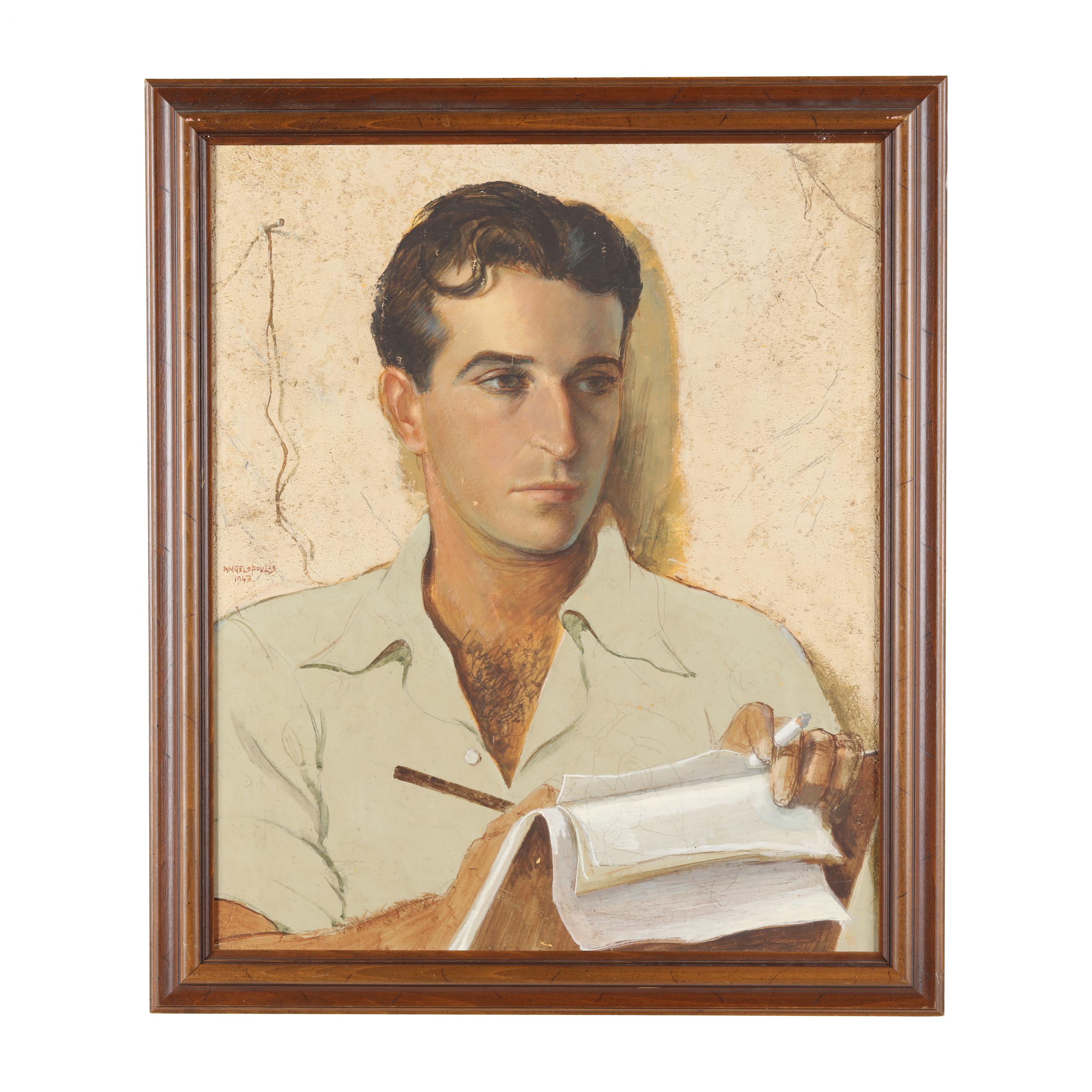 Aristomenis Angelopoulos (Greek, 1900-1990), Portrait of Andreas 