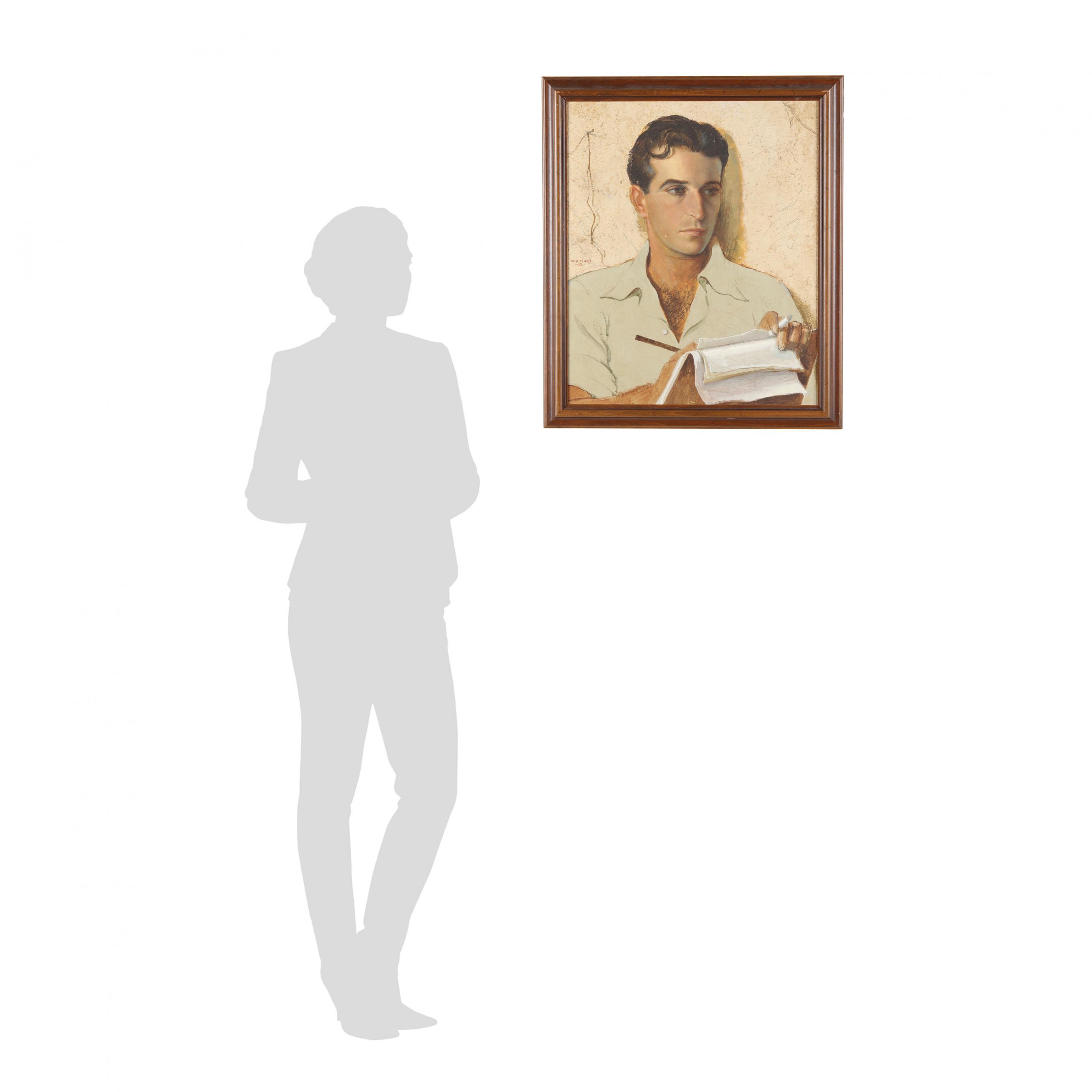 Aristomenis Angelopoulos (Greek, 1900-1990), Portrait of Andreas 