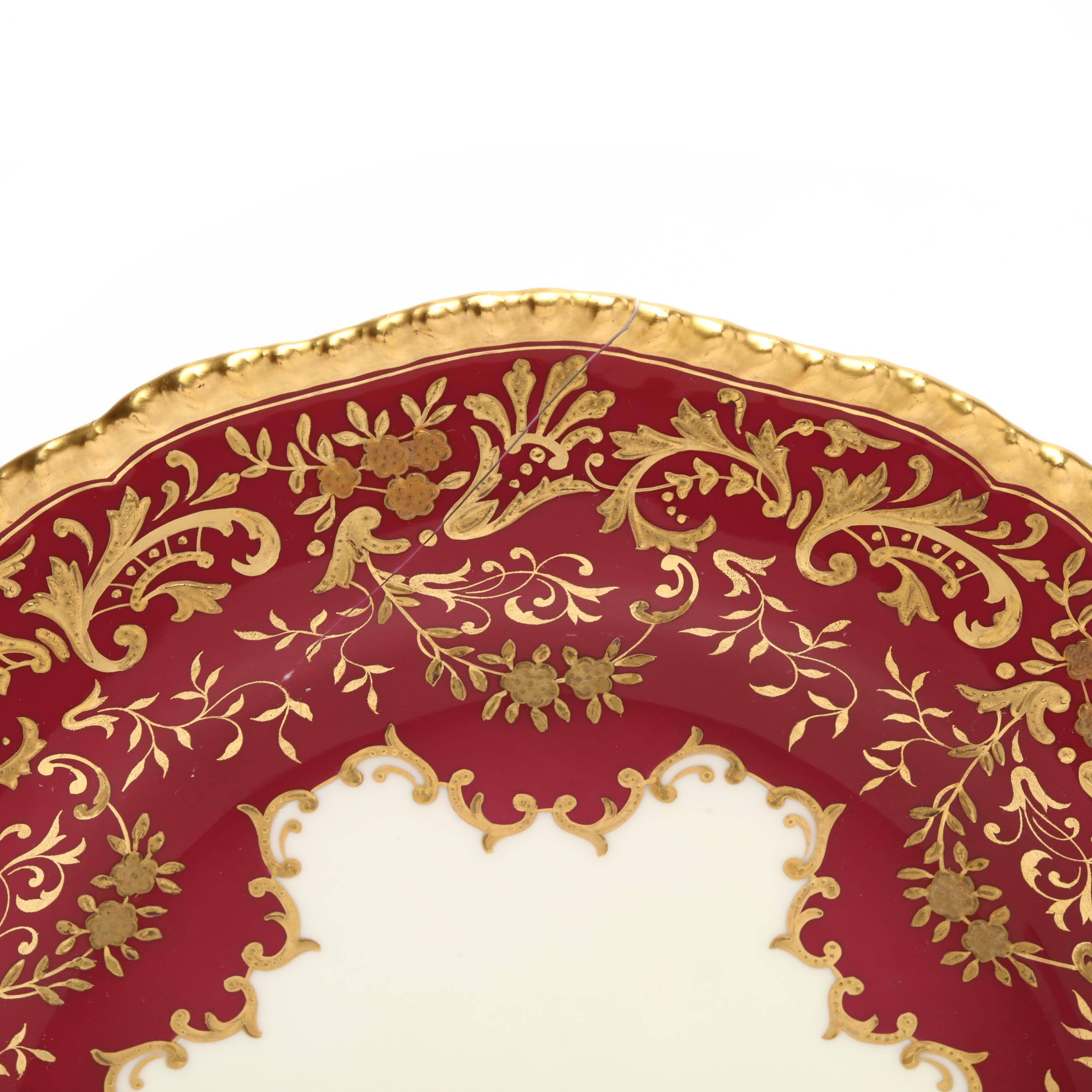 Set of Twelve Coalport for Tiffany & Co. Dinner Plates (Lot
