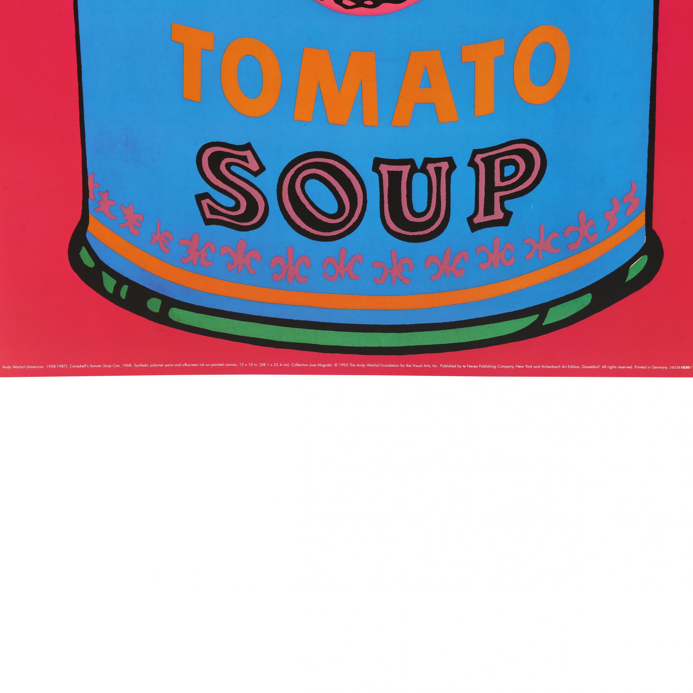 オリジナルプリント ヨコギアラオ　006_1 TT　SOUP 1987 after Andy Warhol (1928-1987), Campbell's Tomato Soup Can (Lot
