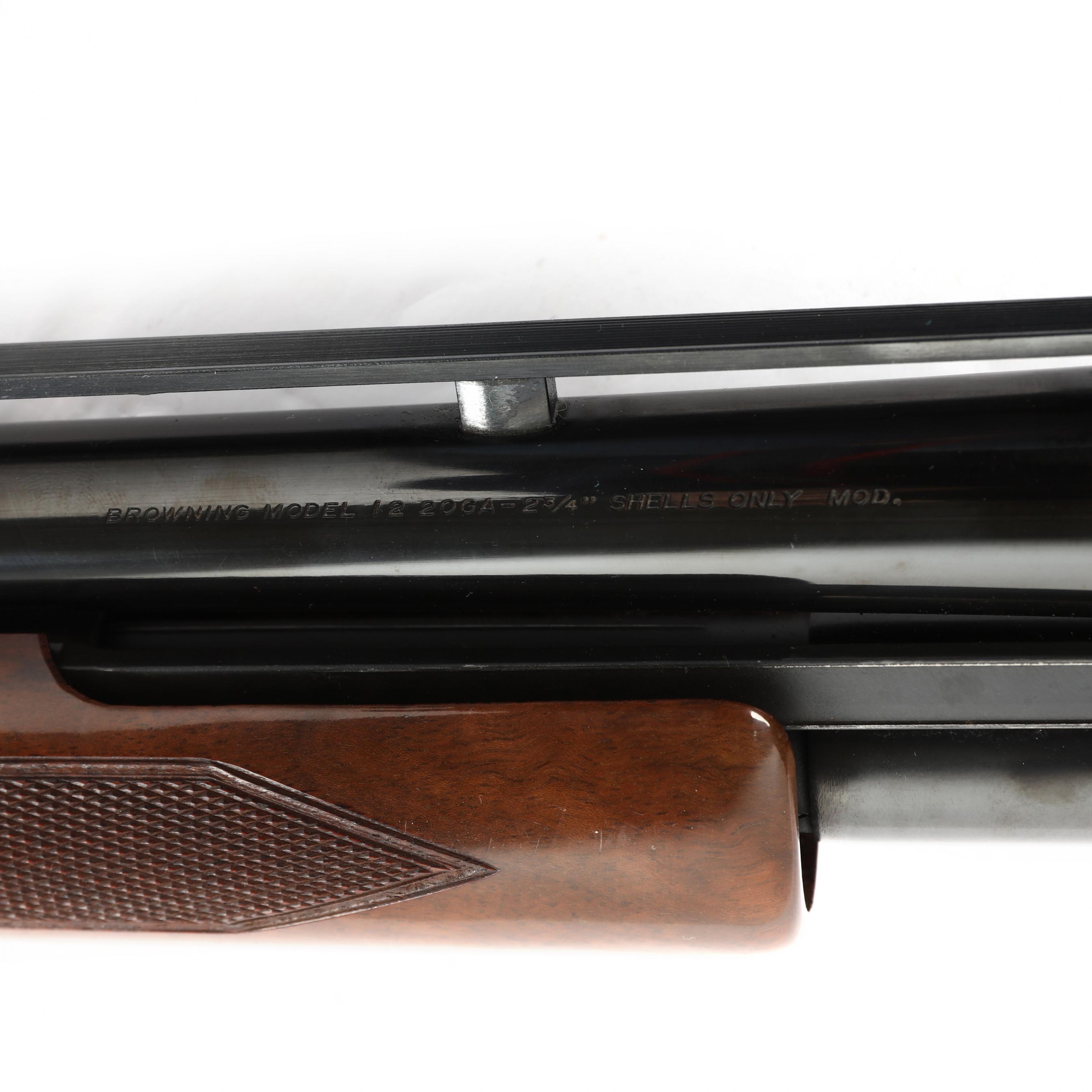 Browning 20 Gauge Model 12 Pump Action Shotgun in Box (Lot