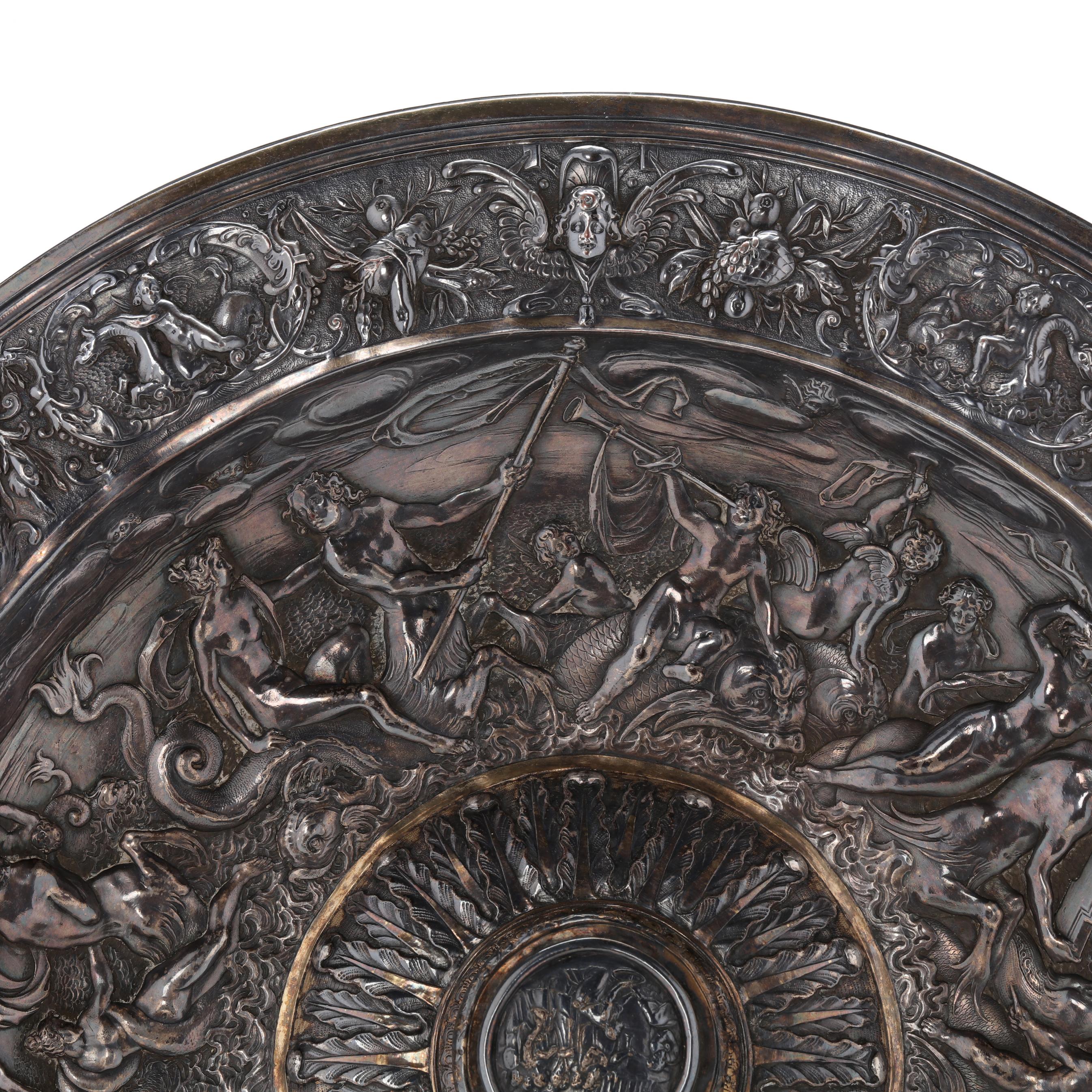An Elkington & Co. Victorian Gilt and Silver-Plated Charger