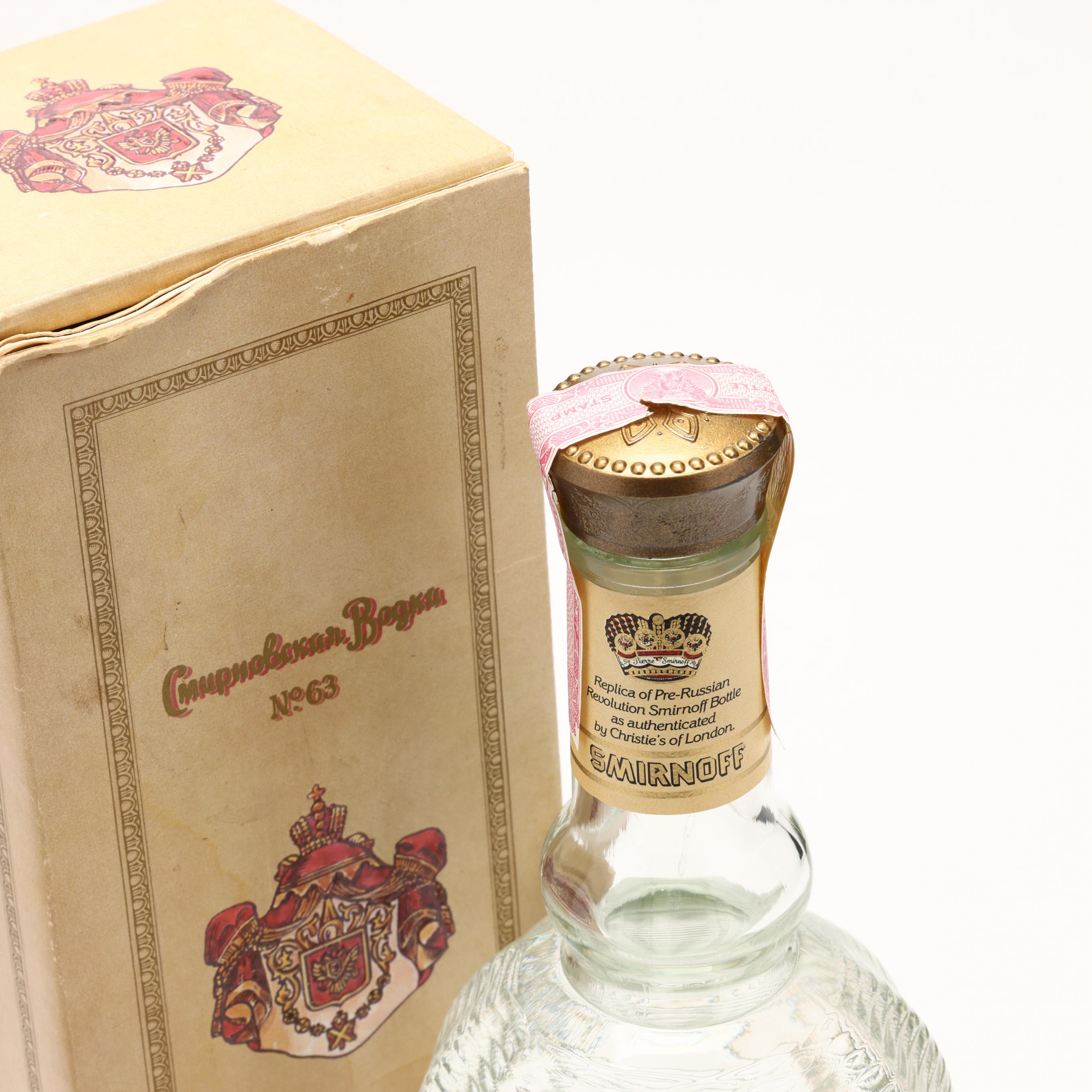 Smirnoff de Czar (Lot 2140 - Rare Spirits AuctionMar 8, 2024, 12:00pm)