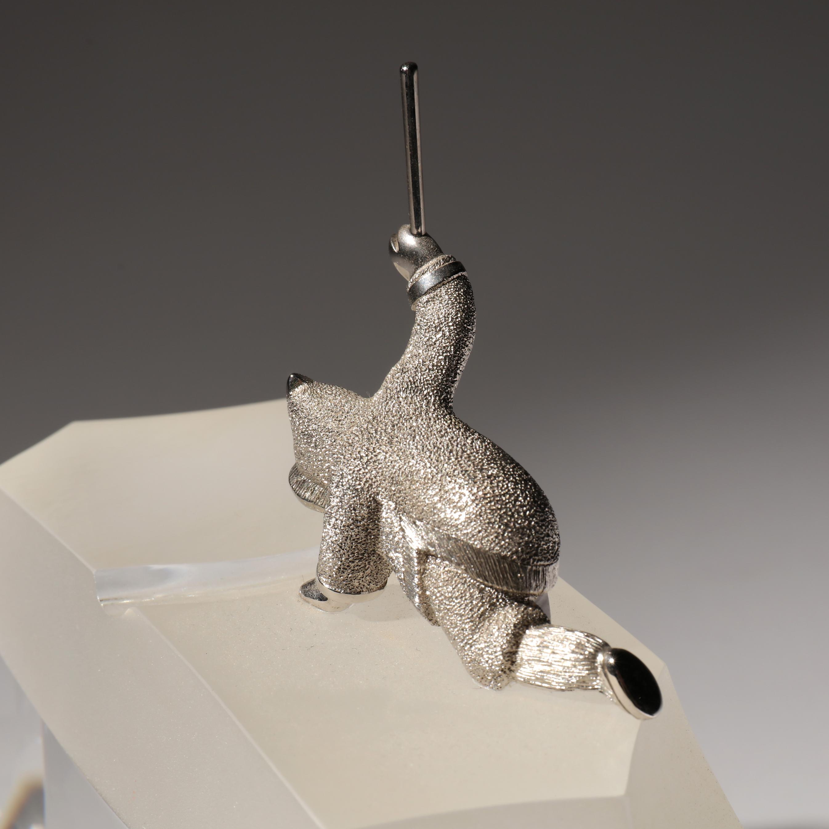 Steuben, Arctic Fisherman Crystal Sculpture (Lot 4004