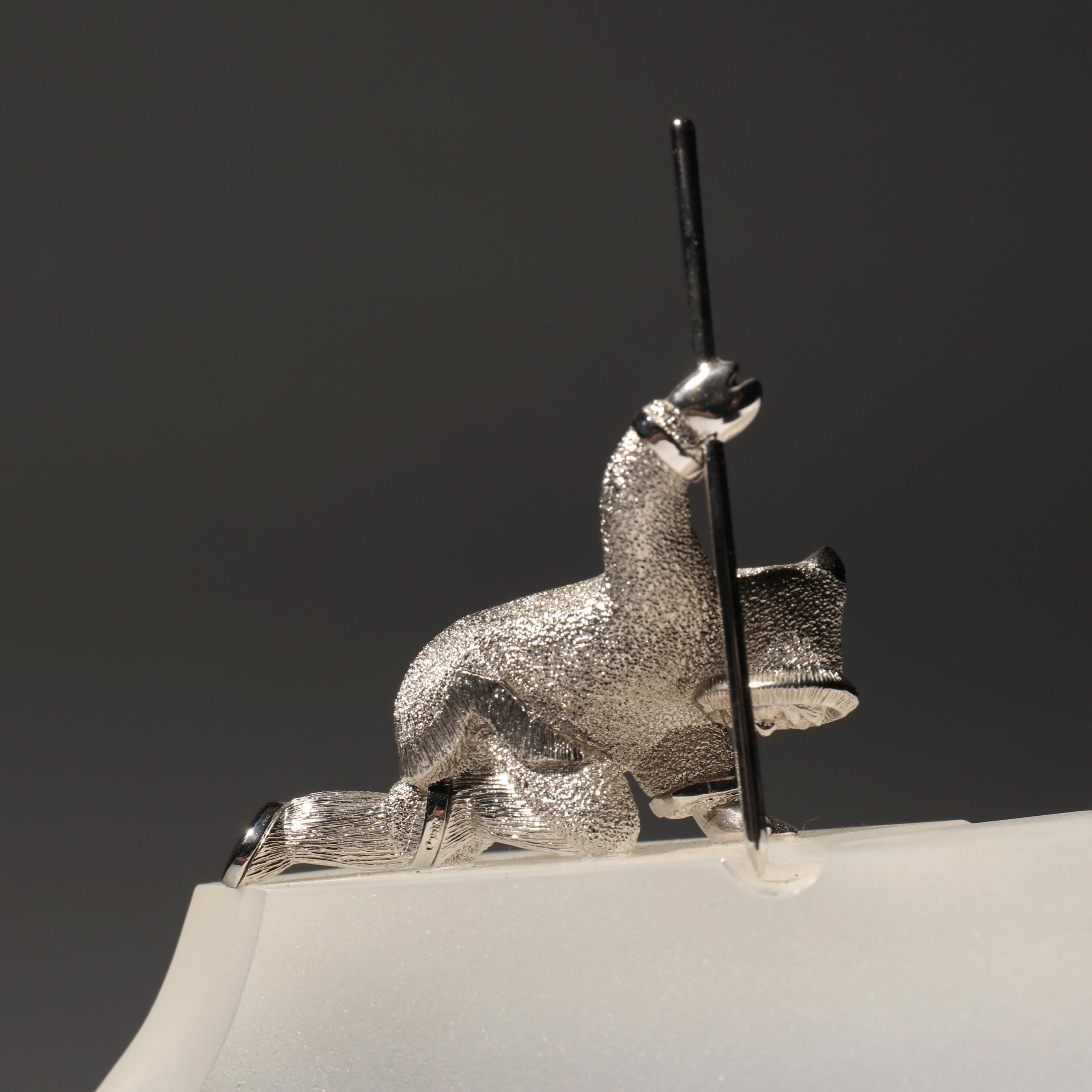 Steuben, Arctic Fisherman Crystal Sculpture (Lot 4004
