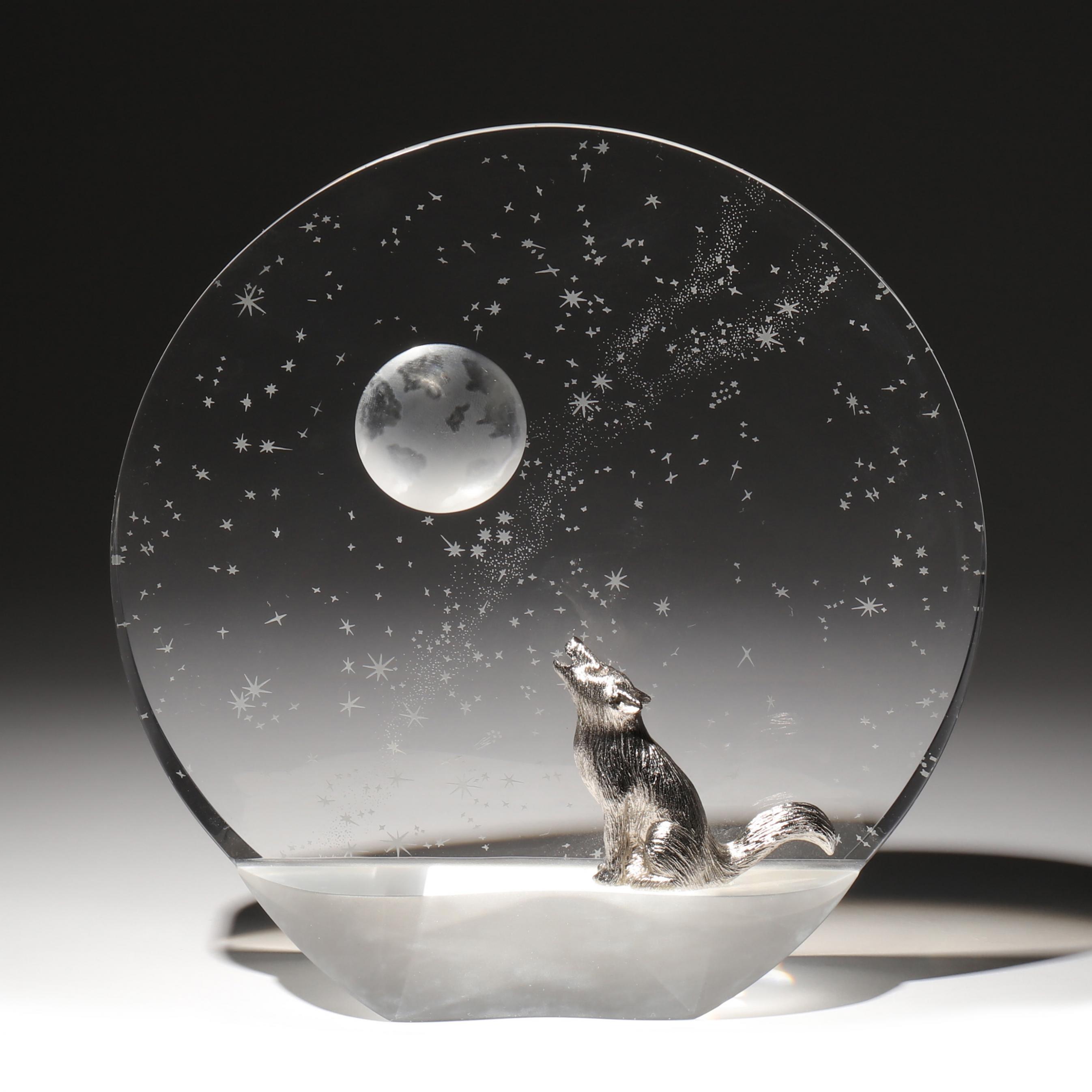 Steuben, Wilderness Serenade Crystal Sculpture (Lot 4006