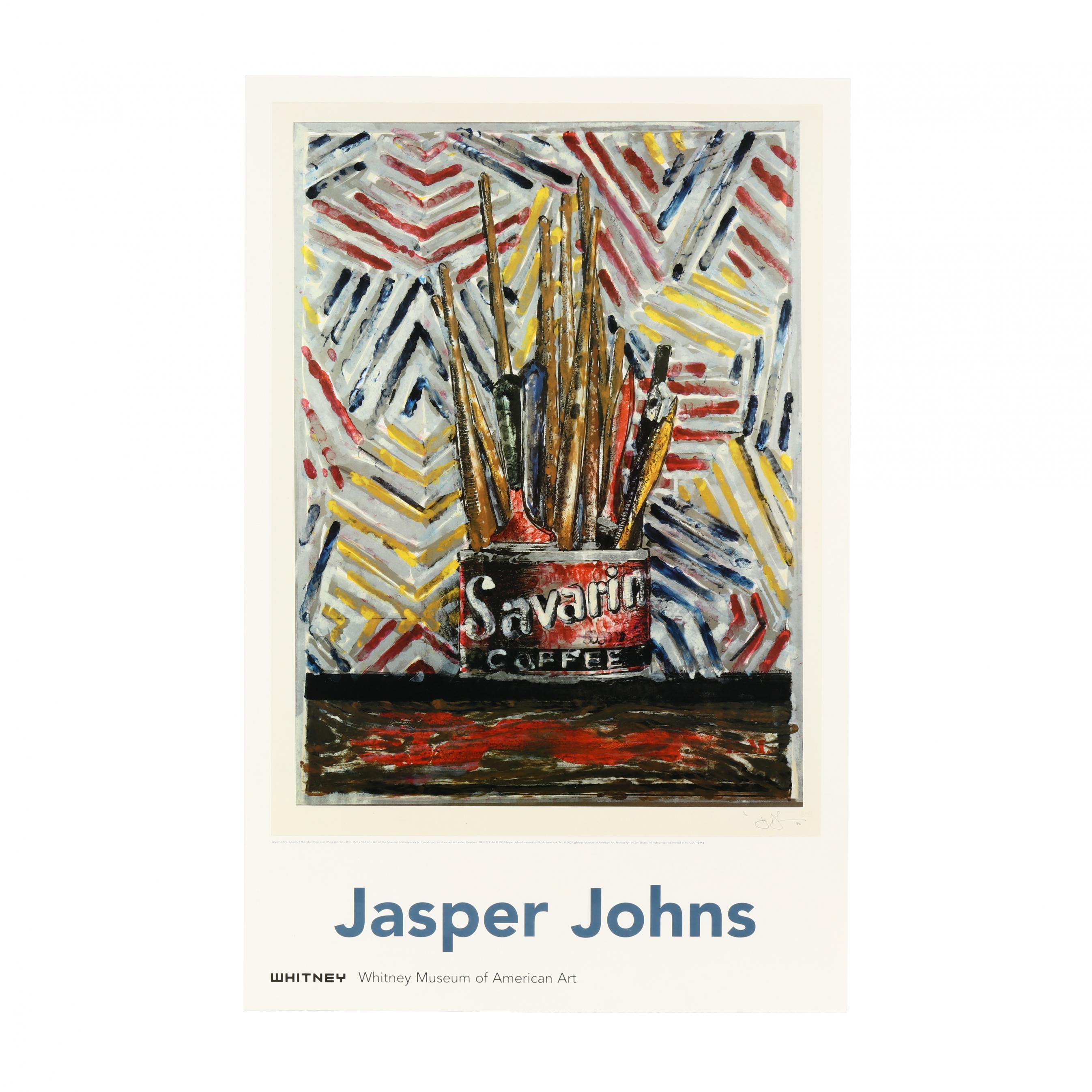 Jasper Johns (American, b.1930), Three Exhibition Posters (Lot