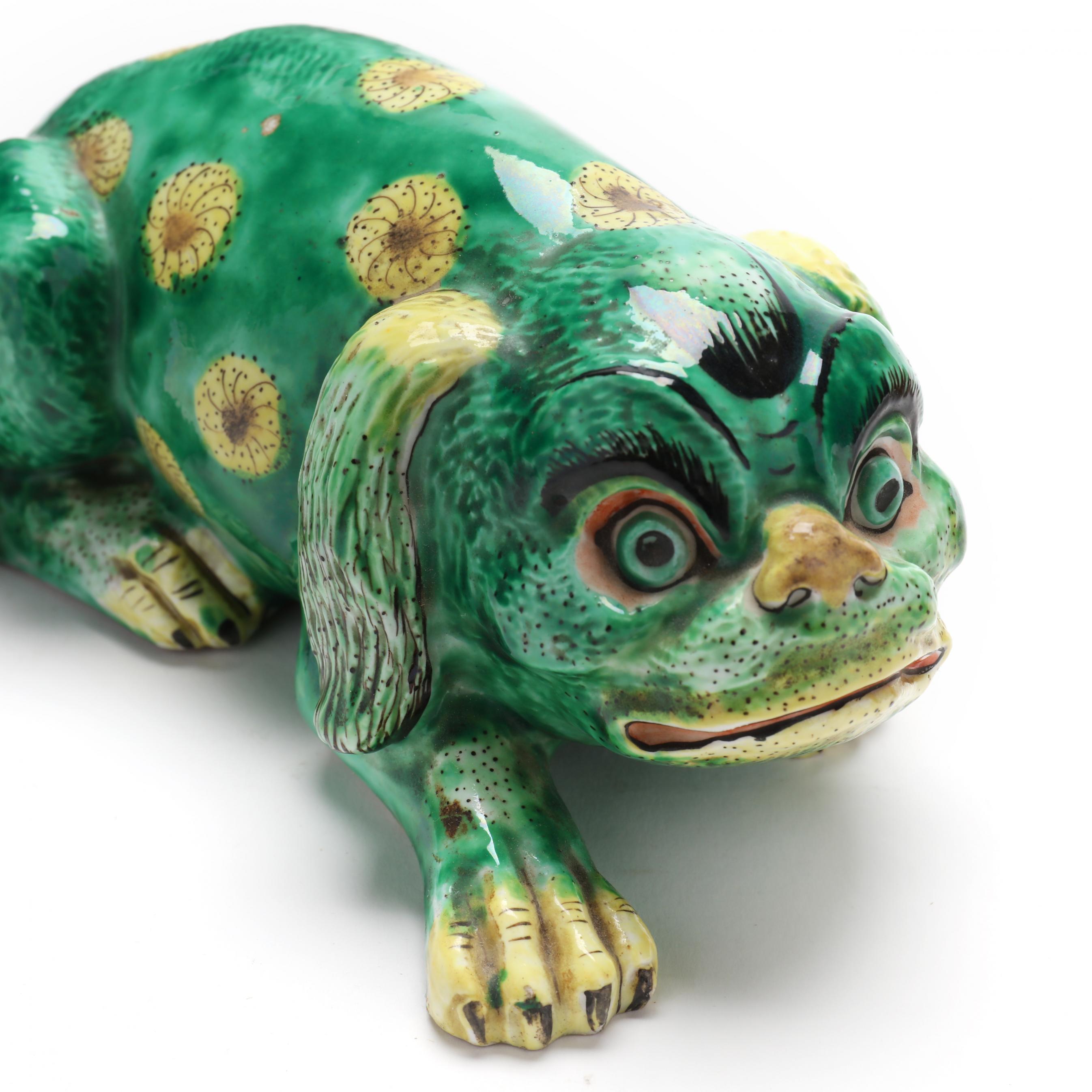 レアアニマルシリーズ　Dailuaine 2011-2020 A Chinese Tang Style Xiezhi and Famille Verte Dog (Lot 1134
