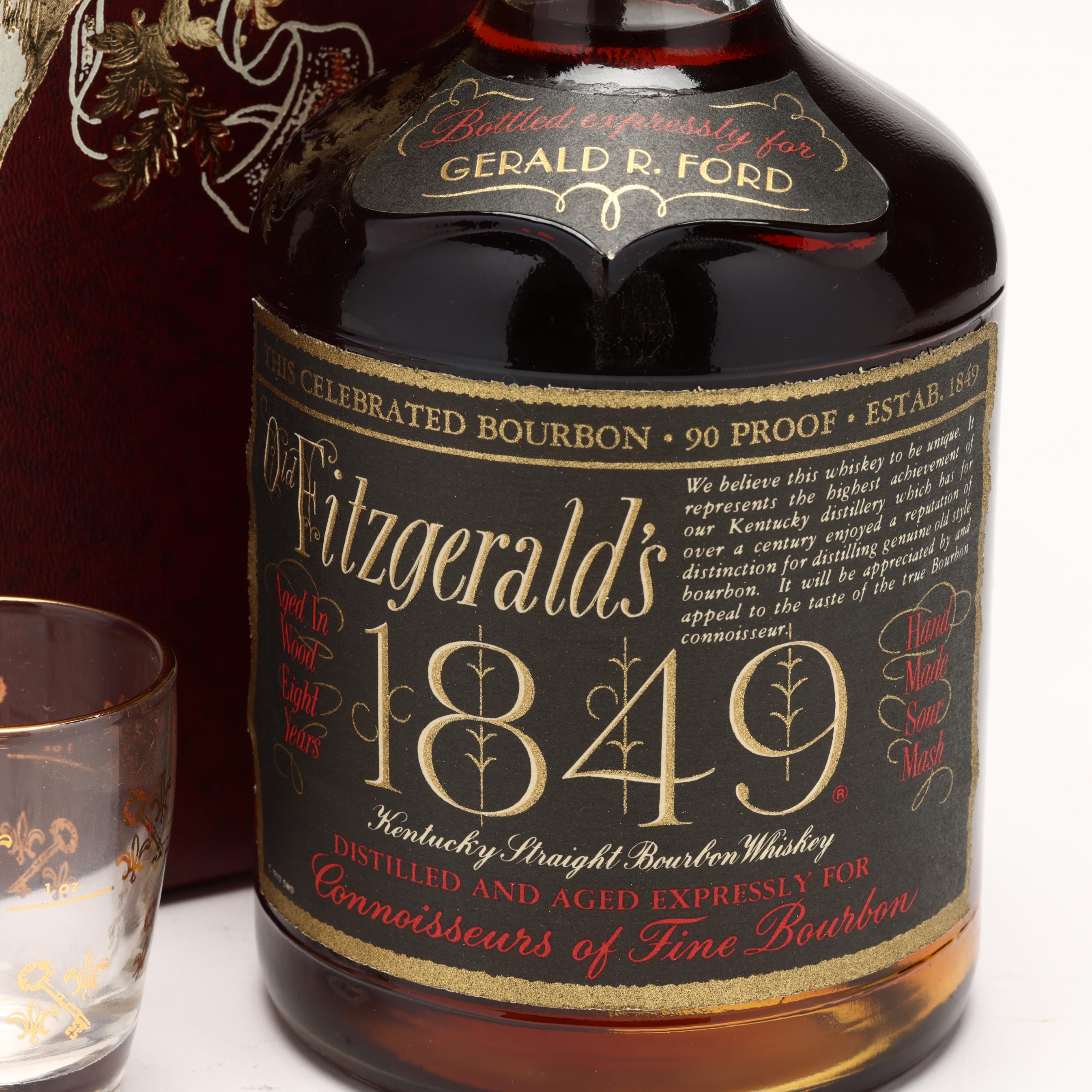 Old Fitzgerald 1849 Whiskey Gerald Ford Bottle (Proceeds to Old Fitzgerald 1849 Whiskey Gerald Ford Bottle (Proceeds to