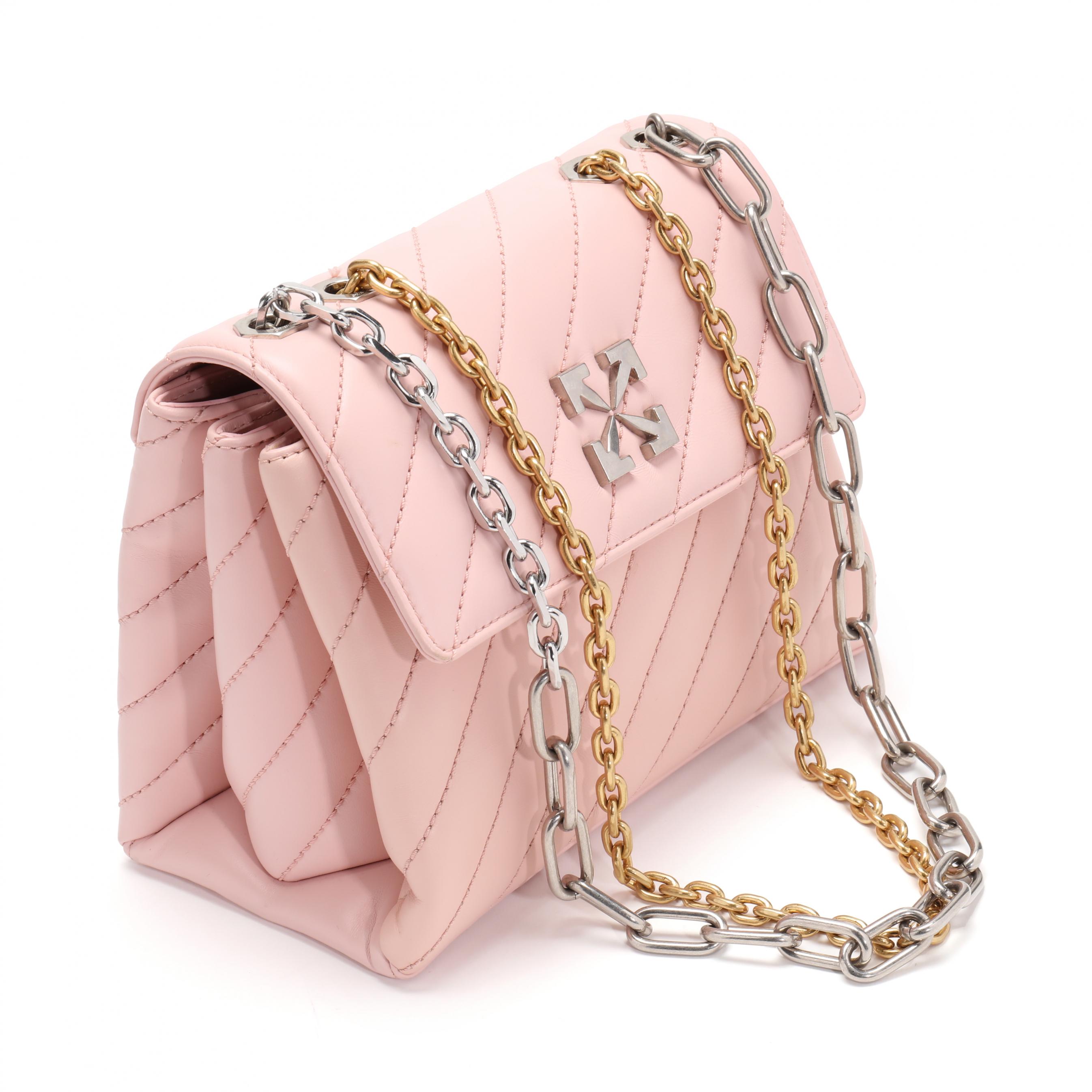 Off-White Jackhammer Shoulder Bag in Blush (Lot 3034