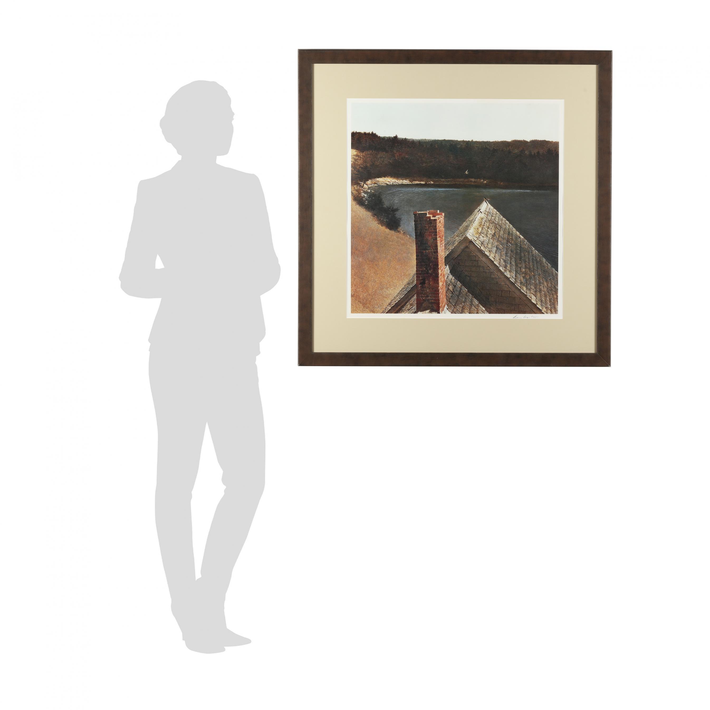 Andrew Wyeth、THE OLSON HOUSE、希少画集画、新品高級額 Andrew Wyeth、THE OLSON HOUSE、希少画集画、新品高級額