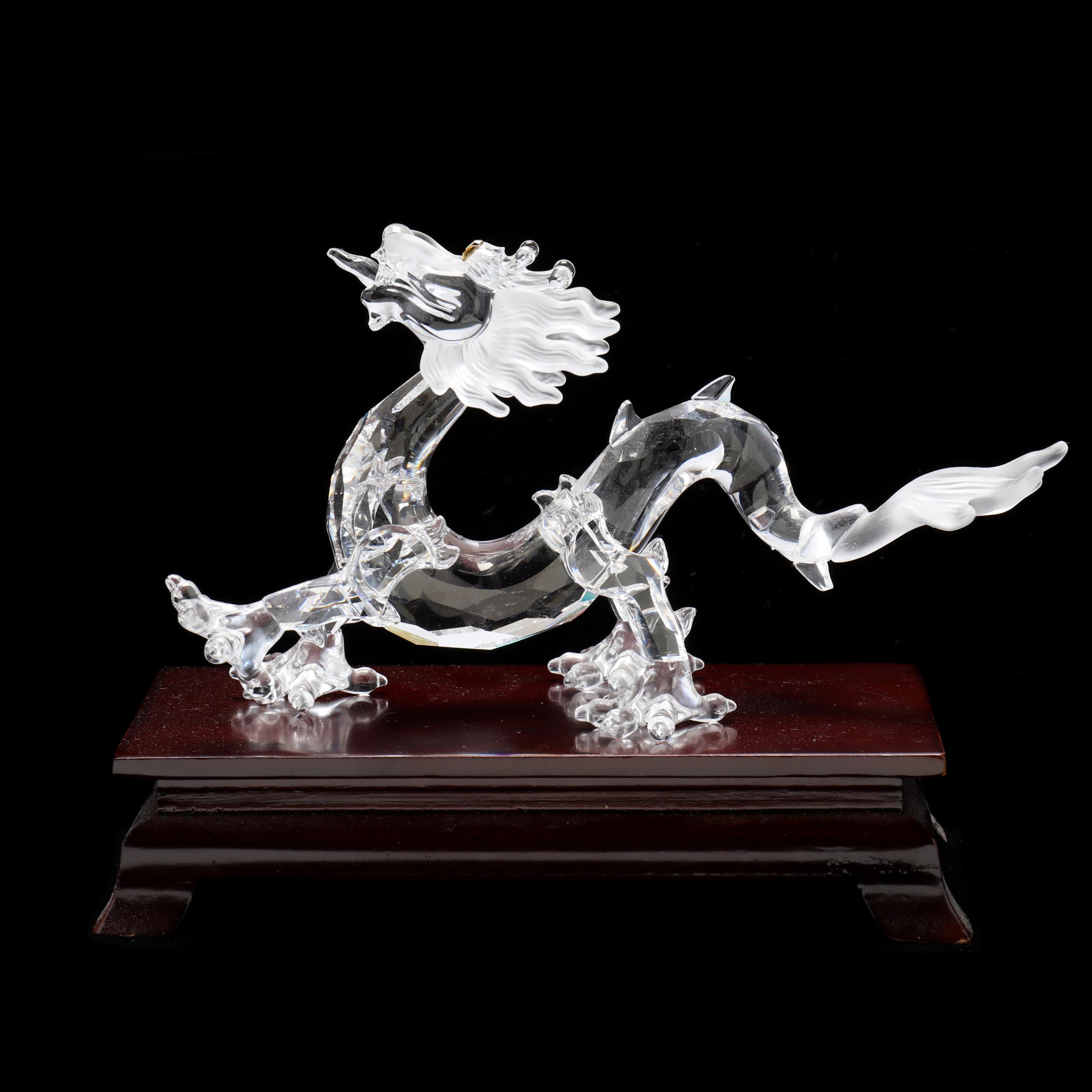 Swarovski Crystal Dragon Figure (Lot 1351 - European and Asian