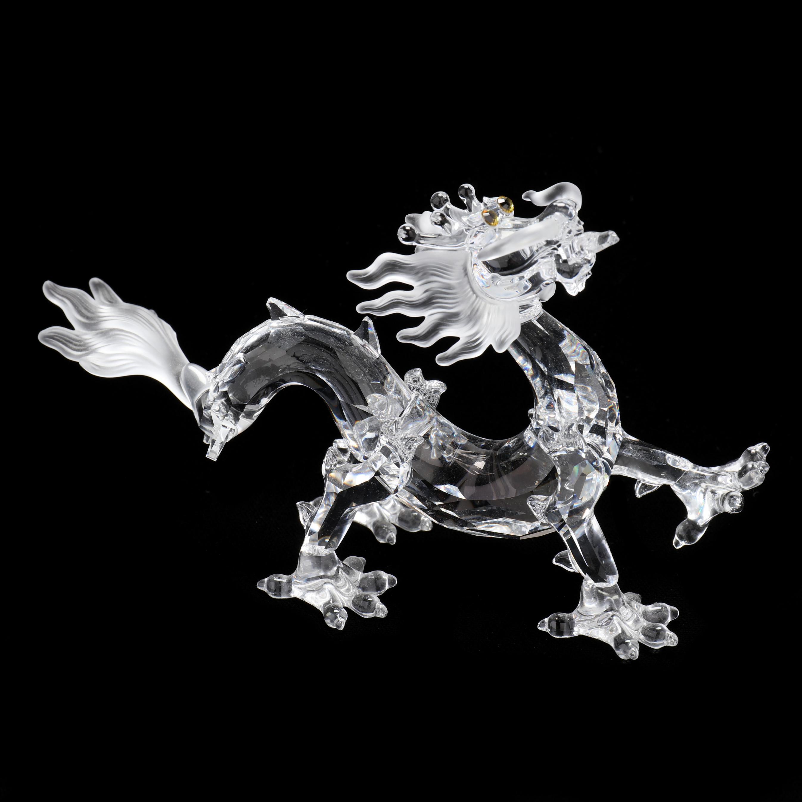 Swarovski Crystal Dragon Figure (Lot 1351 - European and Asian