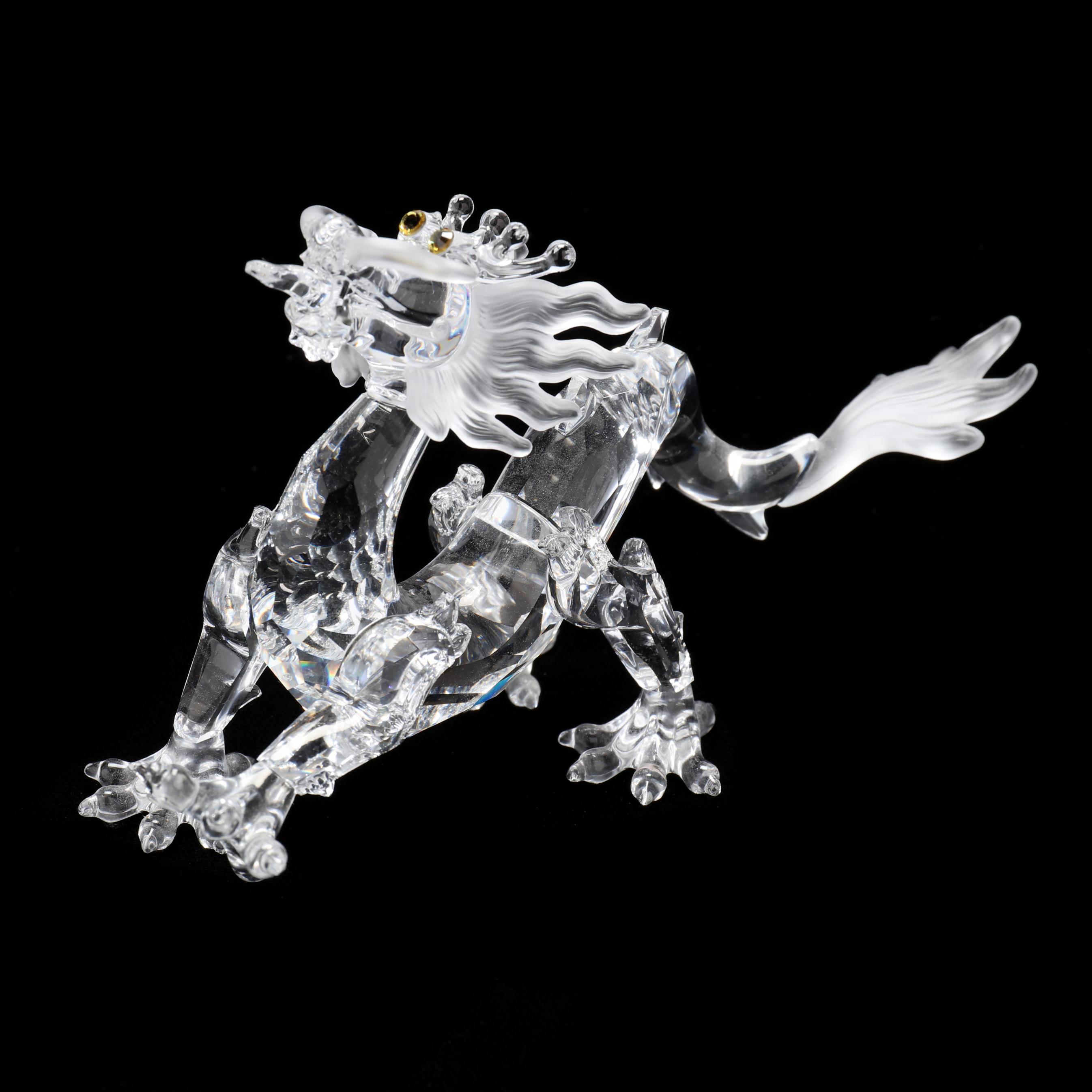 Swarovski Crystal Dragon Figure (Lot 1351 - European and Asian