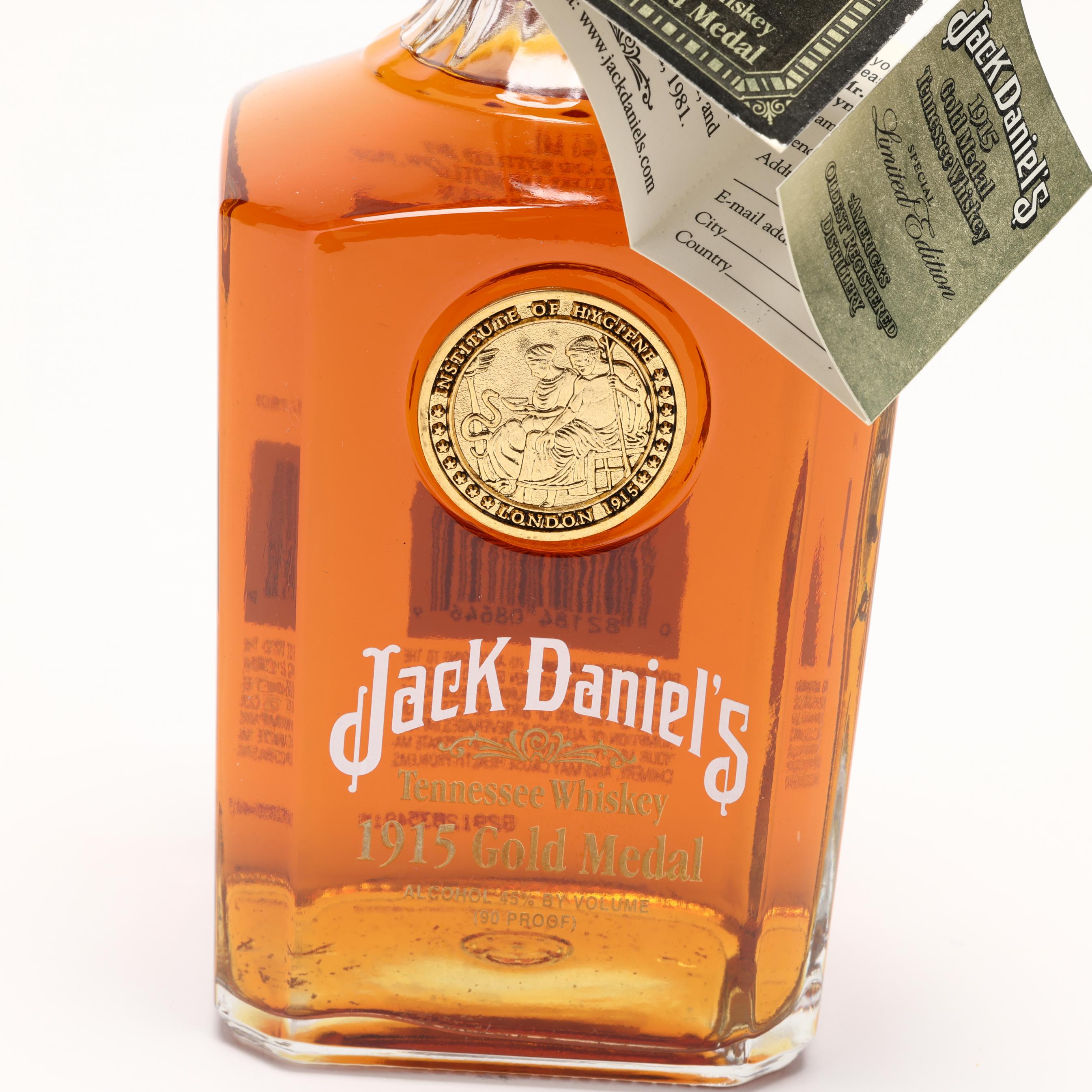 Jack Daniel's 1915 Gold Medal Tennessee Whiskey (Lot 4135 - Rare