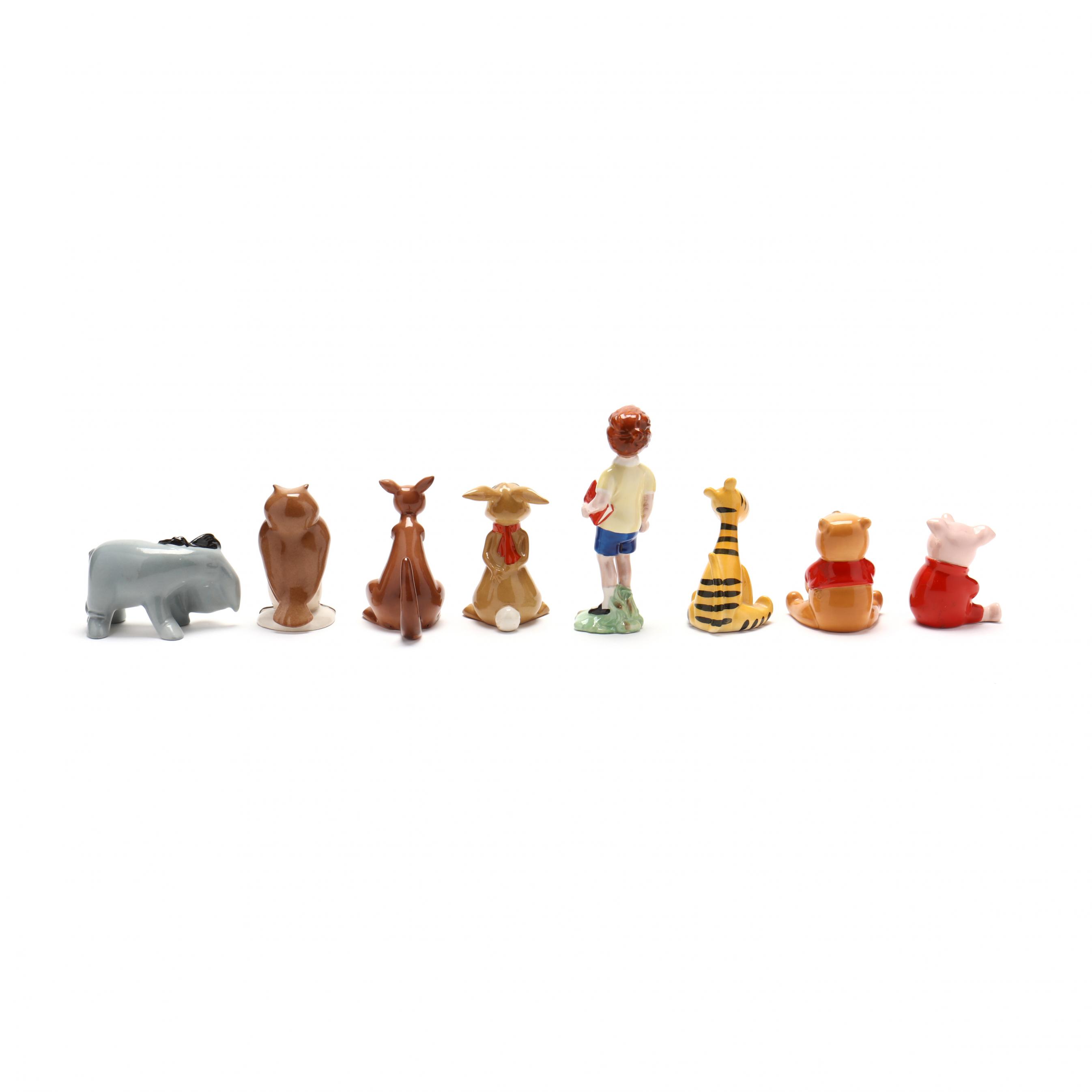 【Beswick ベズウィック】 豚　DANIEL  &MICHAEL　置物 Group of Beswick Porcelain Winnie the Pooh and Friends Figures